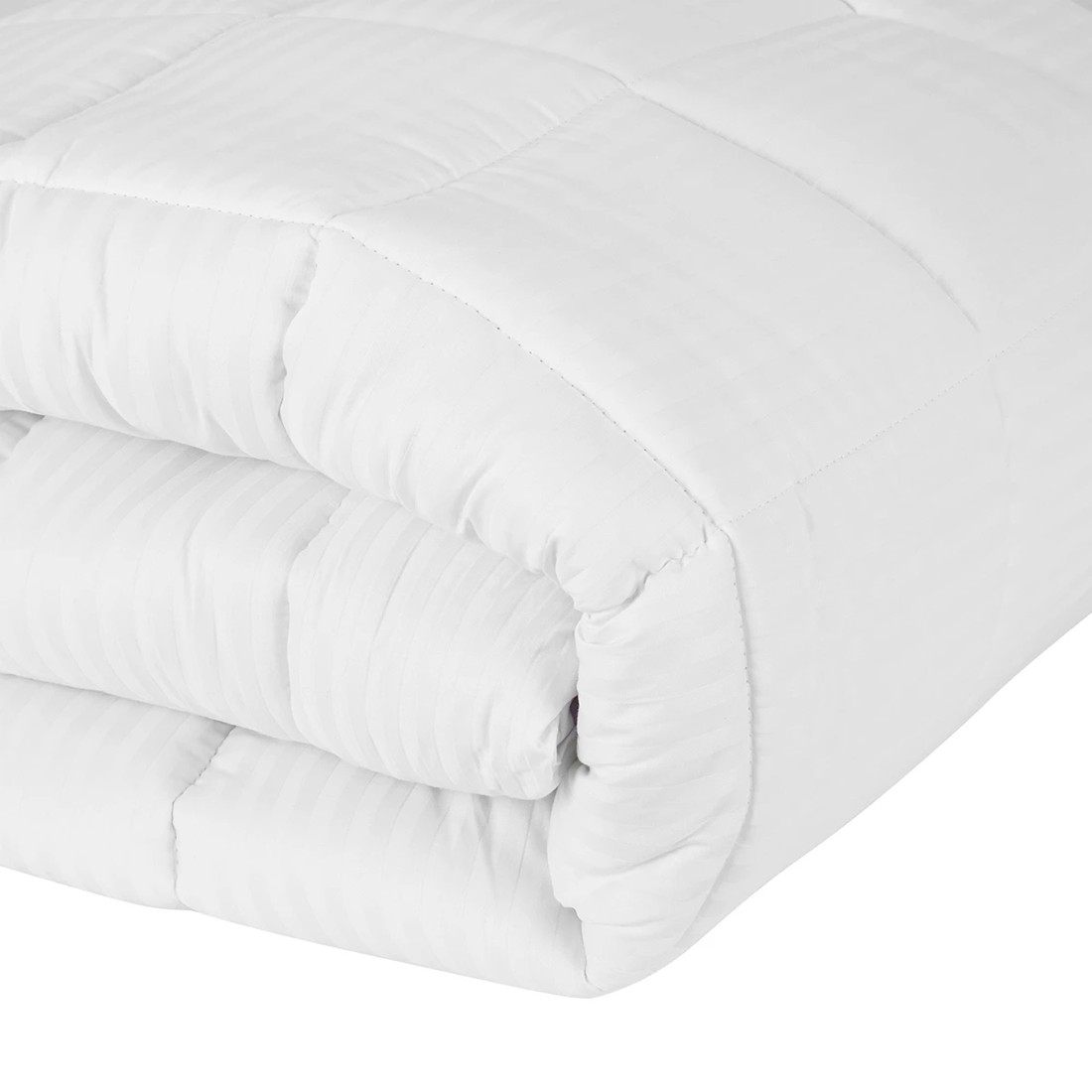 3 High Loft Mattress Topper - Queen Bed, White, 3 of 5