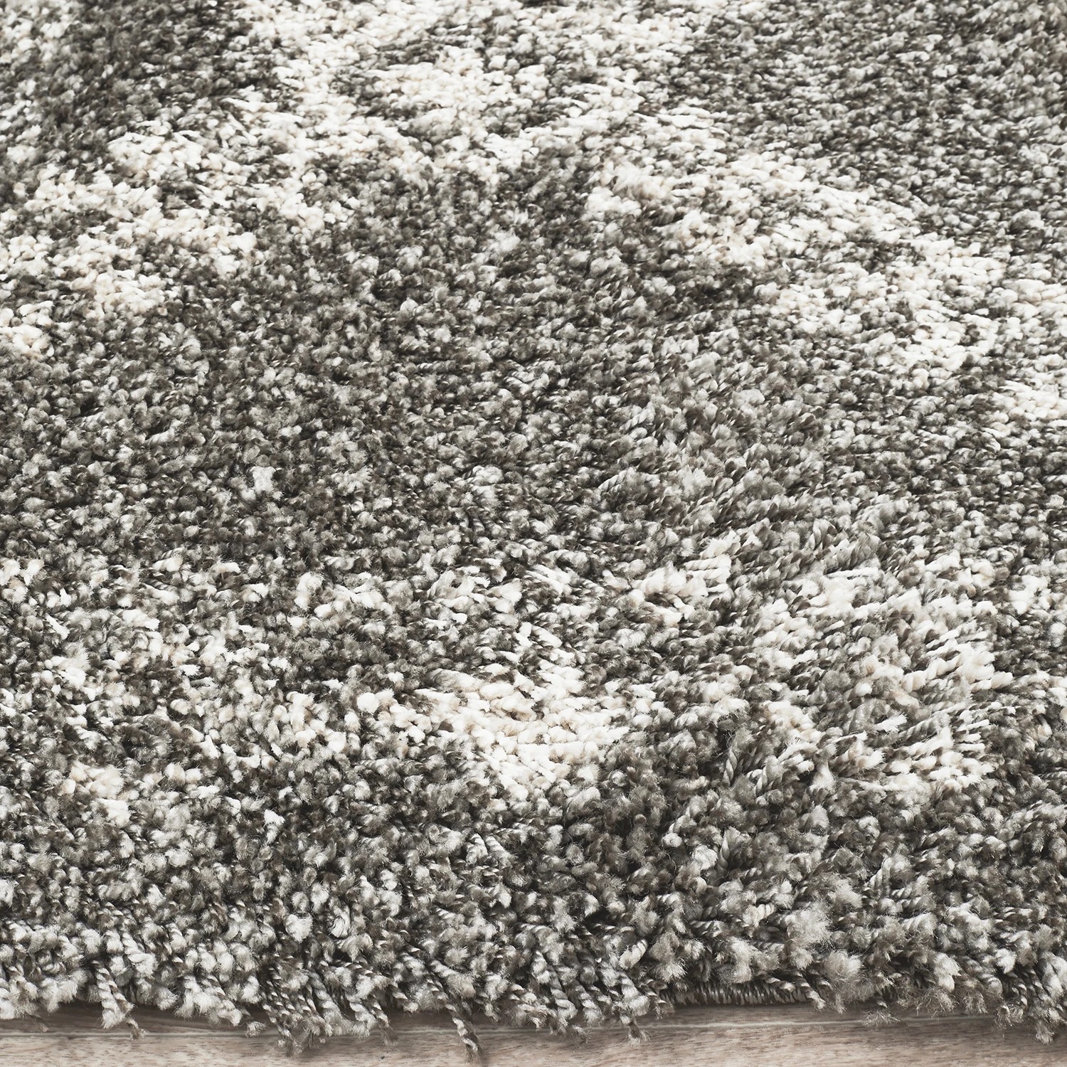 5 Common Ground Rugs Amber 33 400x300cm - Extra Extra Large Power Loomed Shag Rug - Silver, 5 of 7