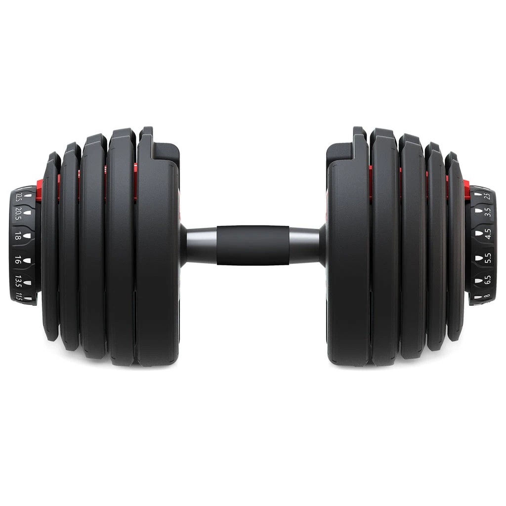 7 LSG 52.5lbs Adjustable Dumbbell Pair with Stand - Black, 7 of 10