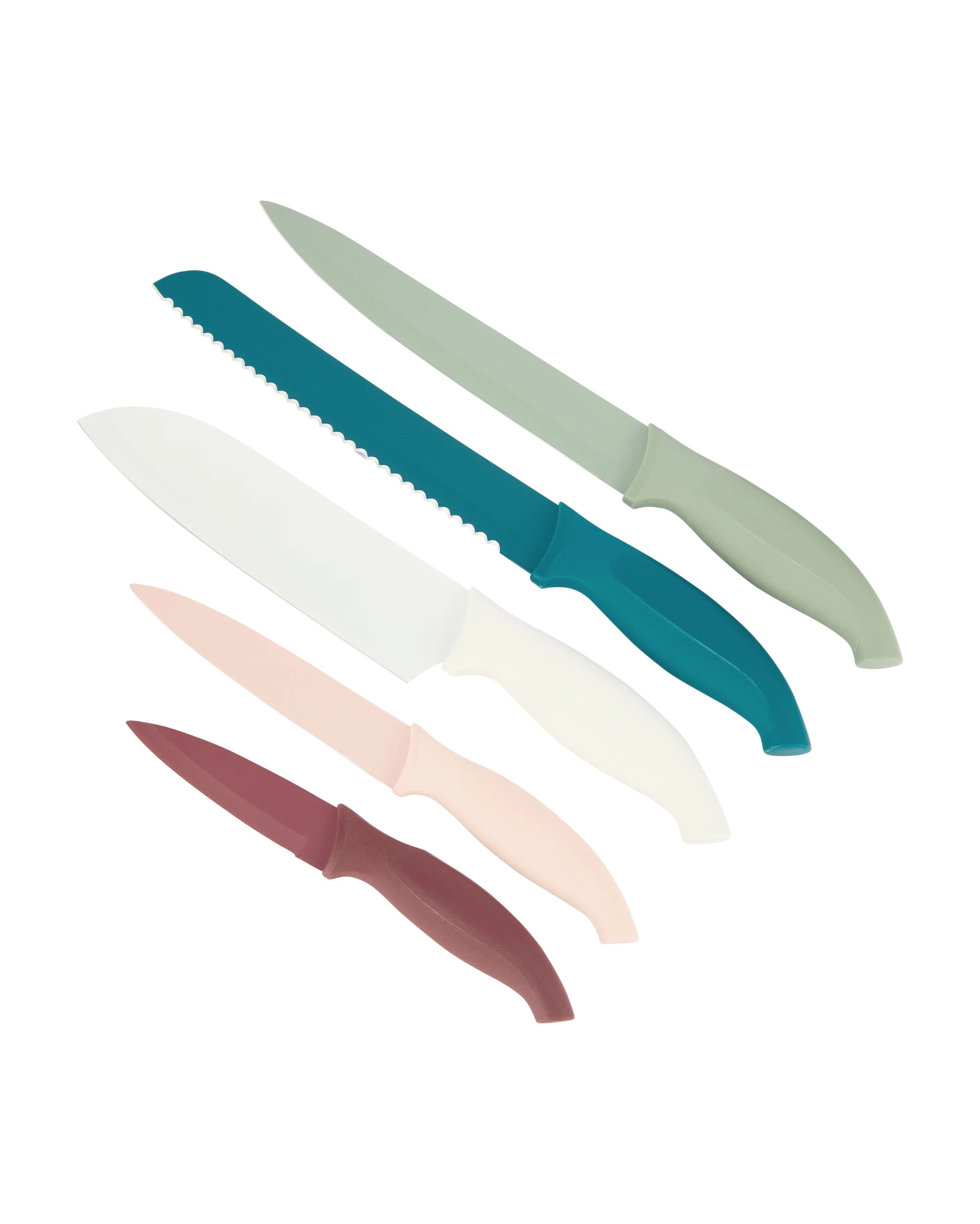 2 Set of 6 Knives with Blade Covers, 2 of 5