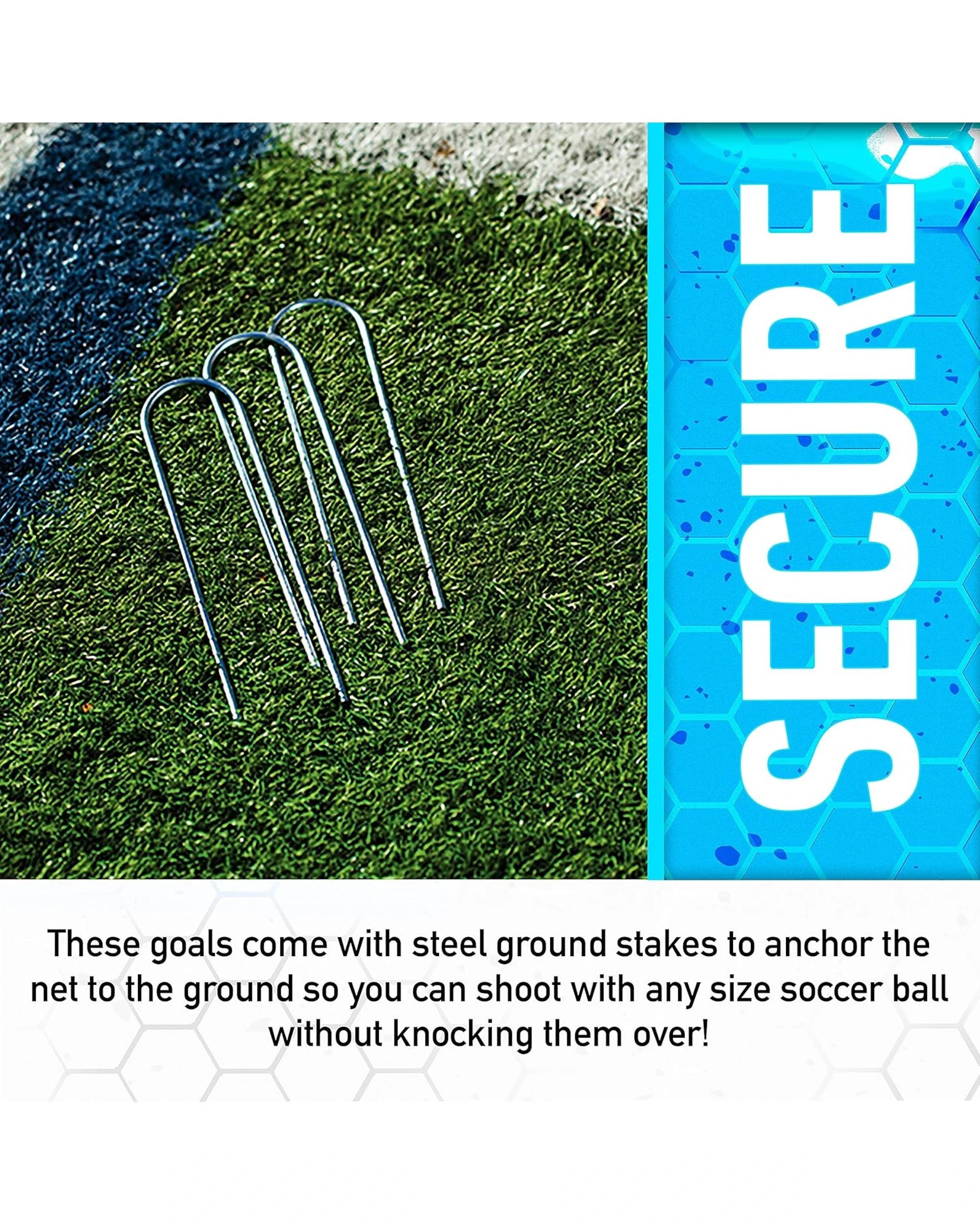 8 Franklin Sports Kids Pop Up Dome Soccer Goal 6ft x 4ft 2 Pack, 8 of 10