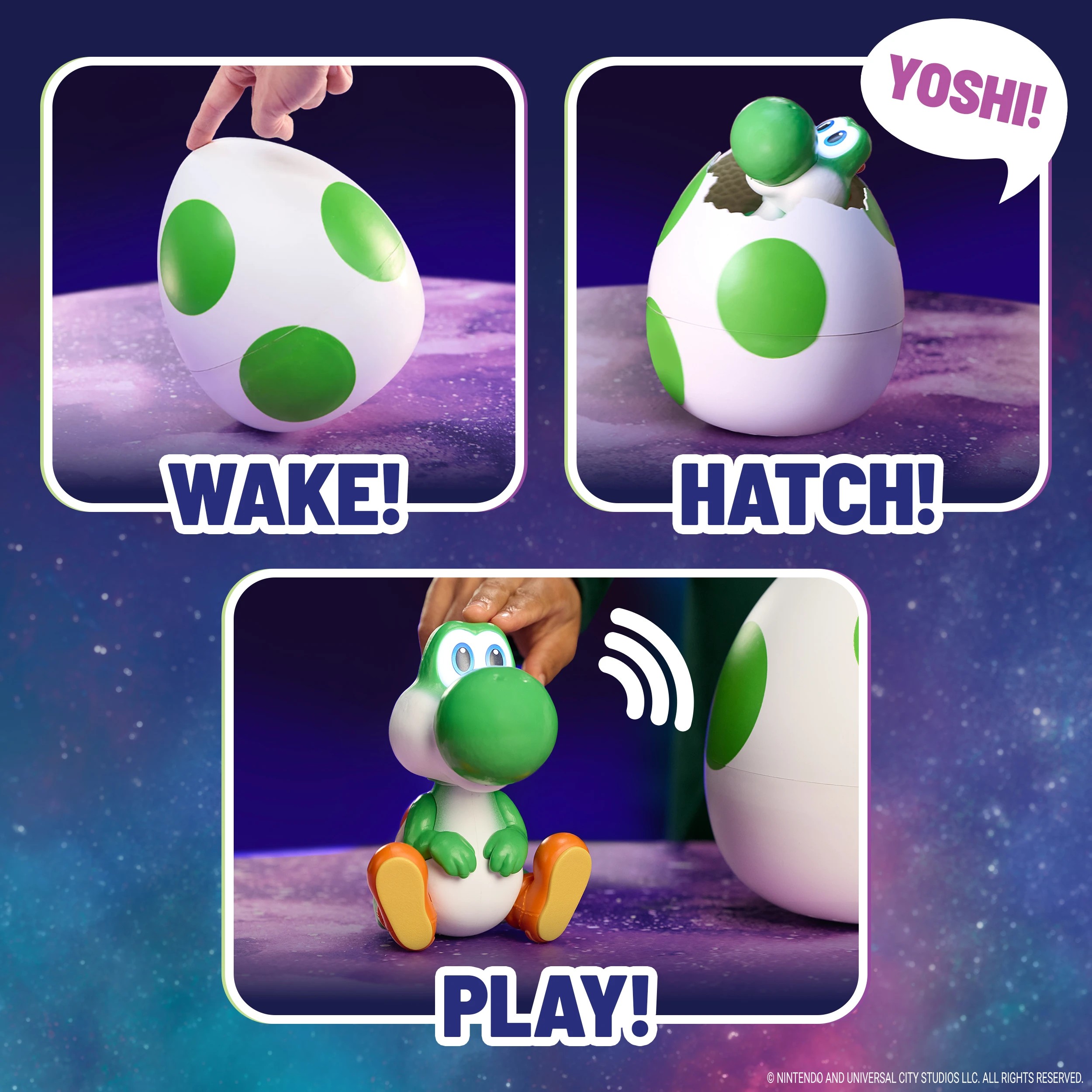 4 Nintendo x Illumination: The Super Mario Galaxy Movie Hatchin' Yoshi, 4 of 8