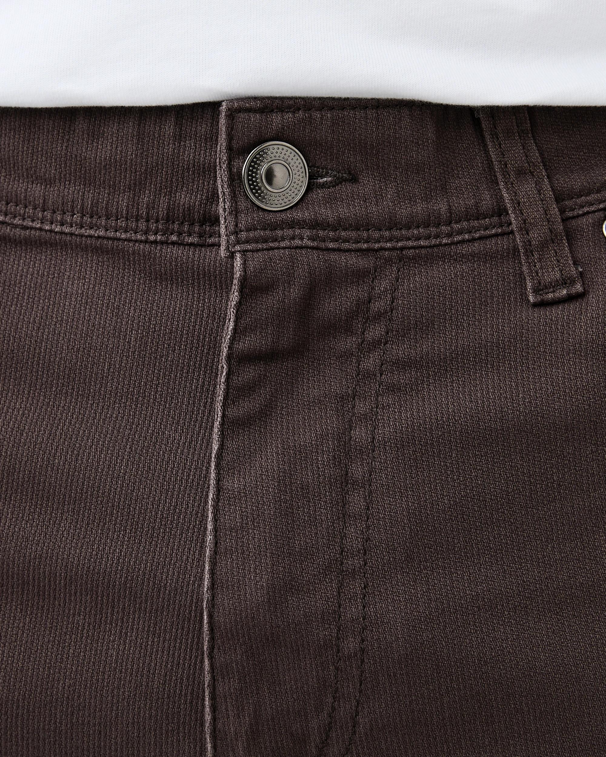 5 Straight Textured Jeans Brn Mulch, 5 of 6