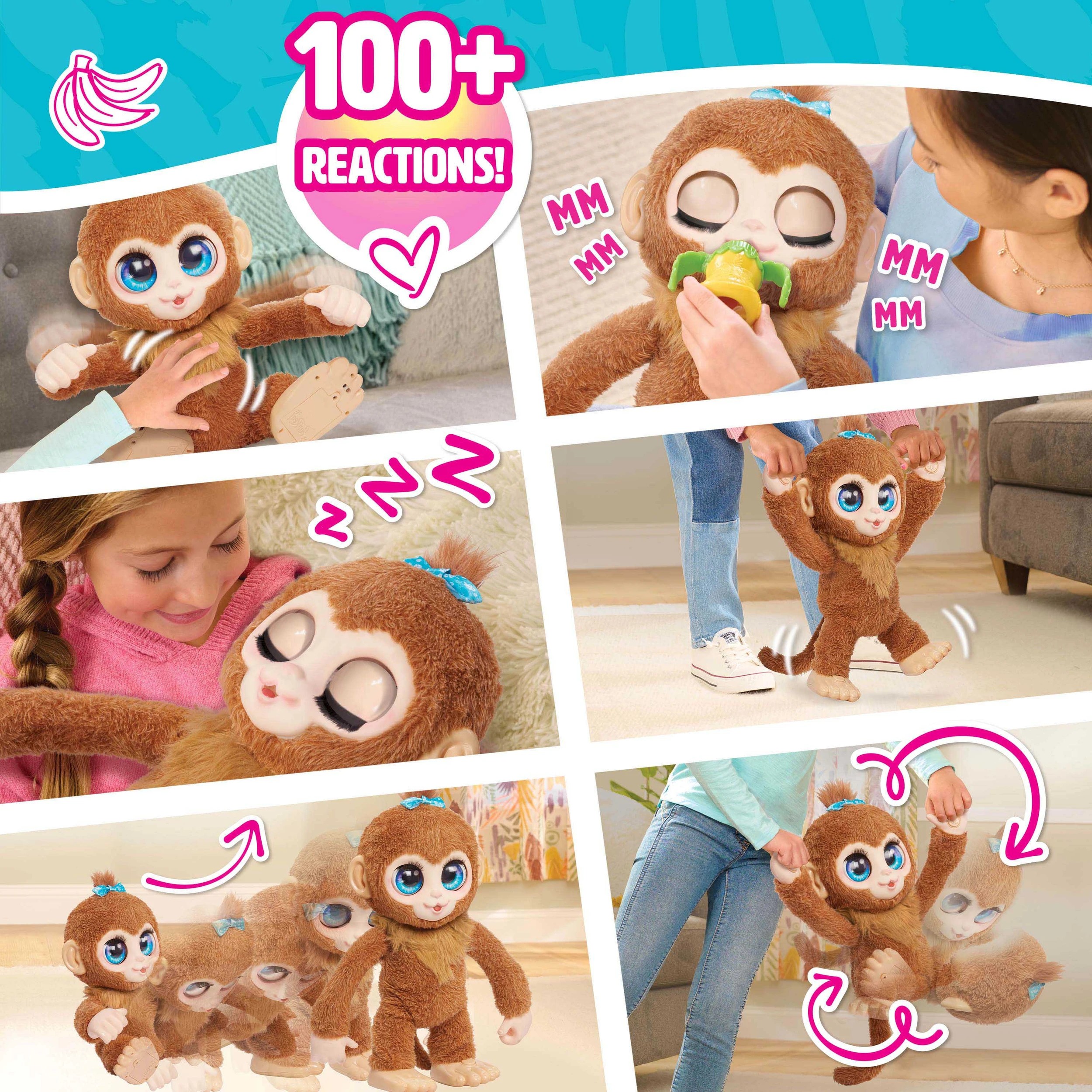 8 38cm furReal Peanut the Playful Monkey Plush Toy, 8 of 9