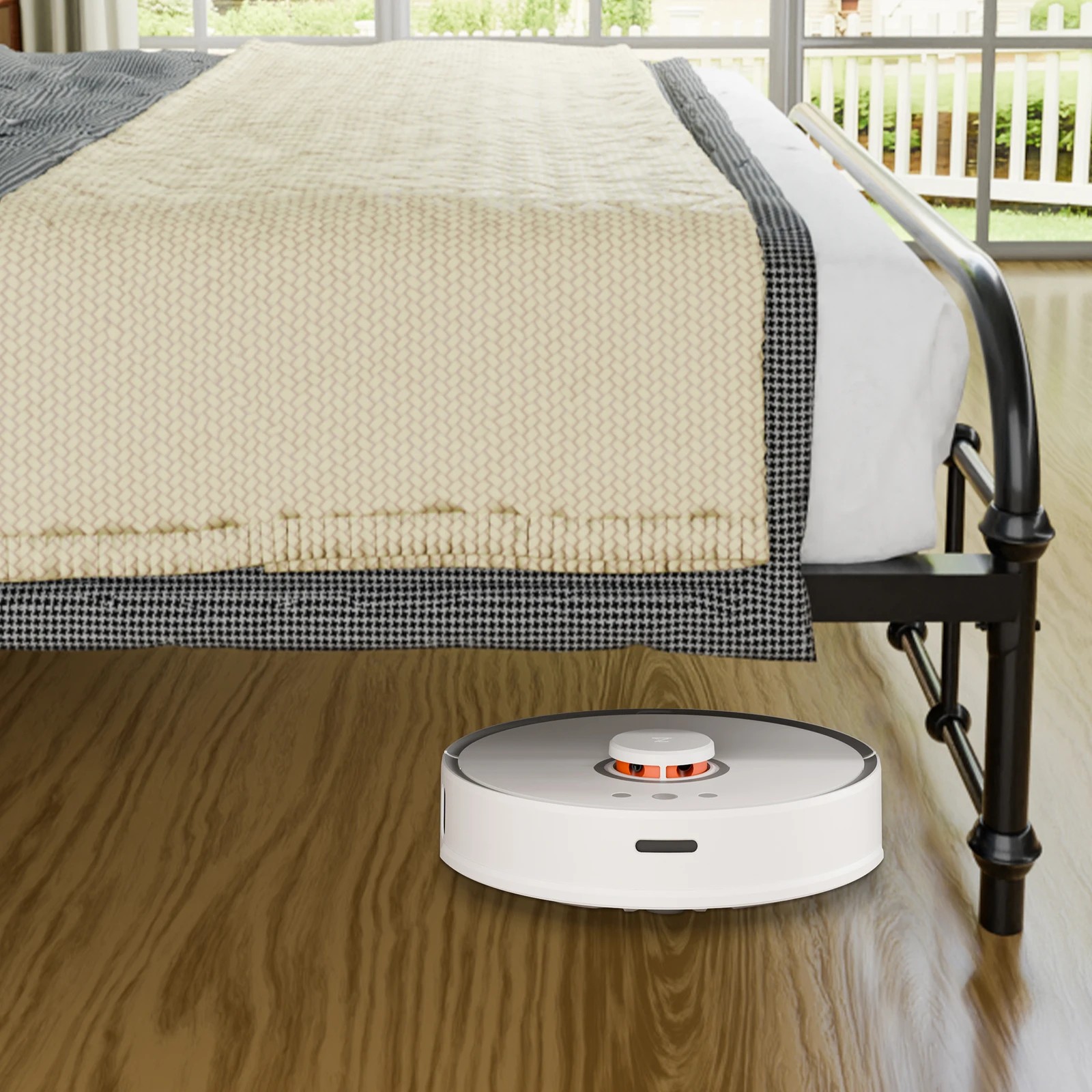 3 Alfordson Metal Bed Frame King Single Mattress Base Industrial Platform - Black, 3 of 10