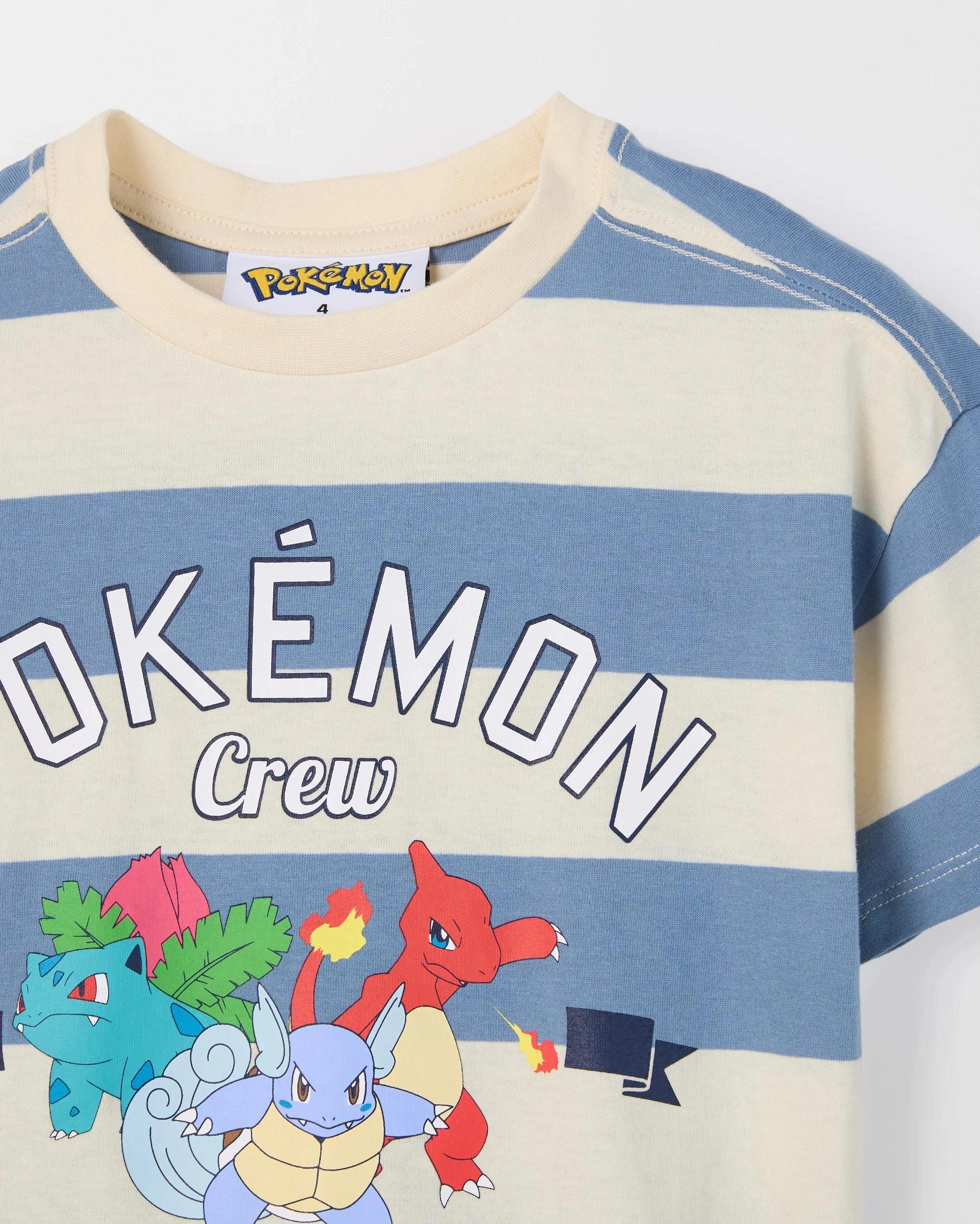 2 Pokemon Stripe Print T-Shirt , 2 of 2