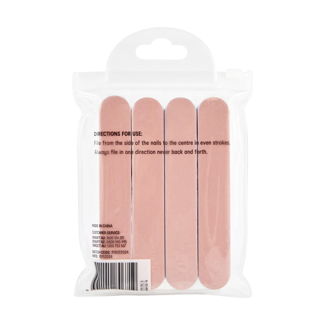 3 OXX Cosmetics 20 Piece Nail File Set - Peach, 3 of 3