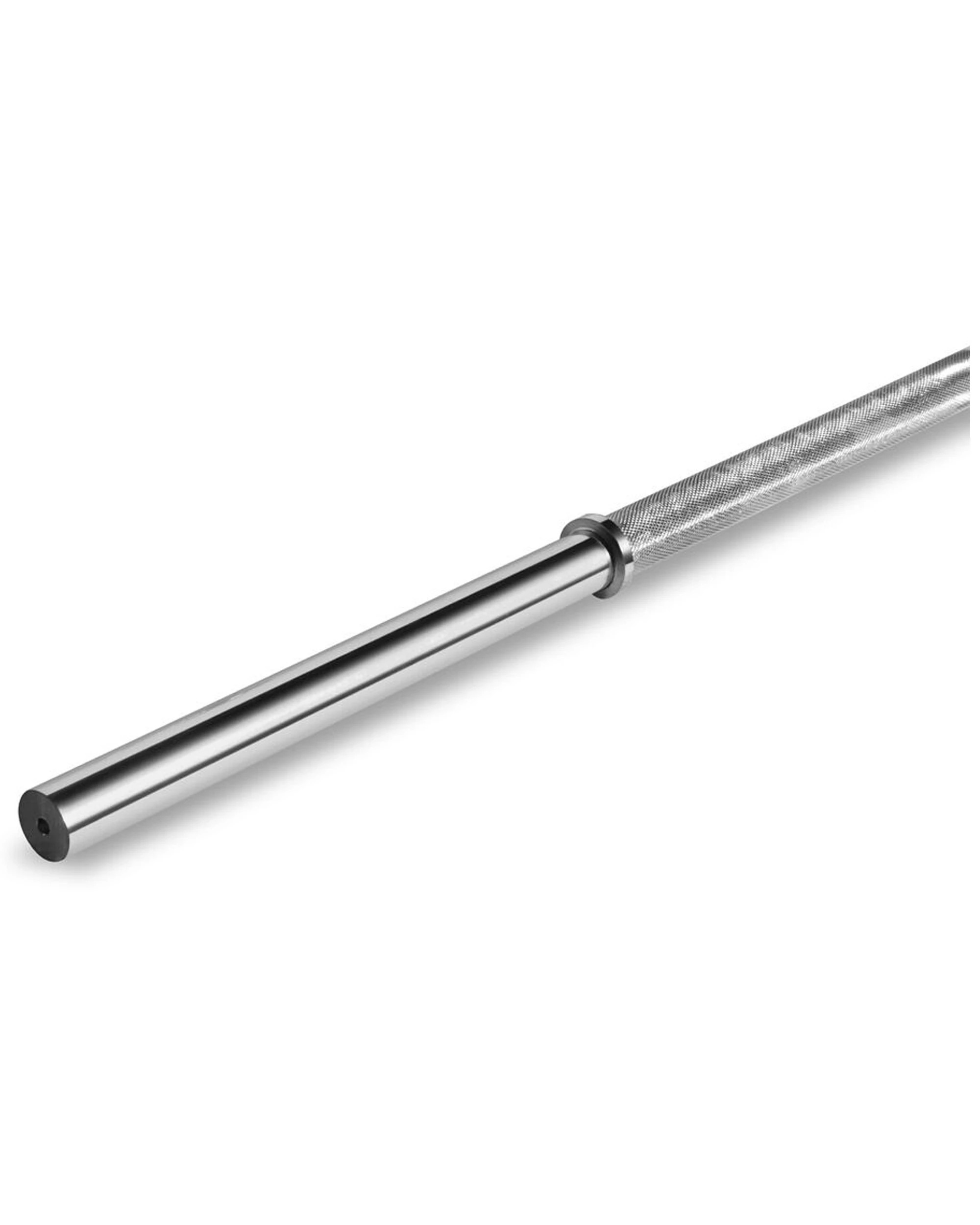2 Bodyworx Chrome Plated Standard Bar And Collar V2 84in 28mm 100kg Capacity - Silver, 2 of 3