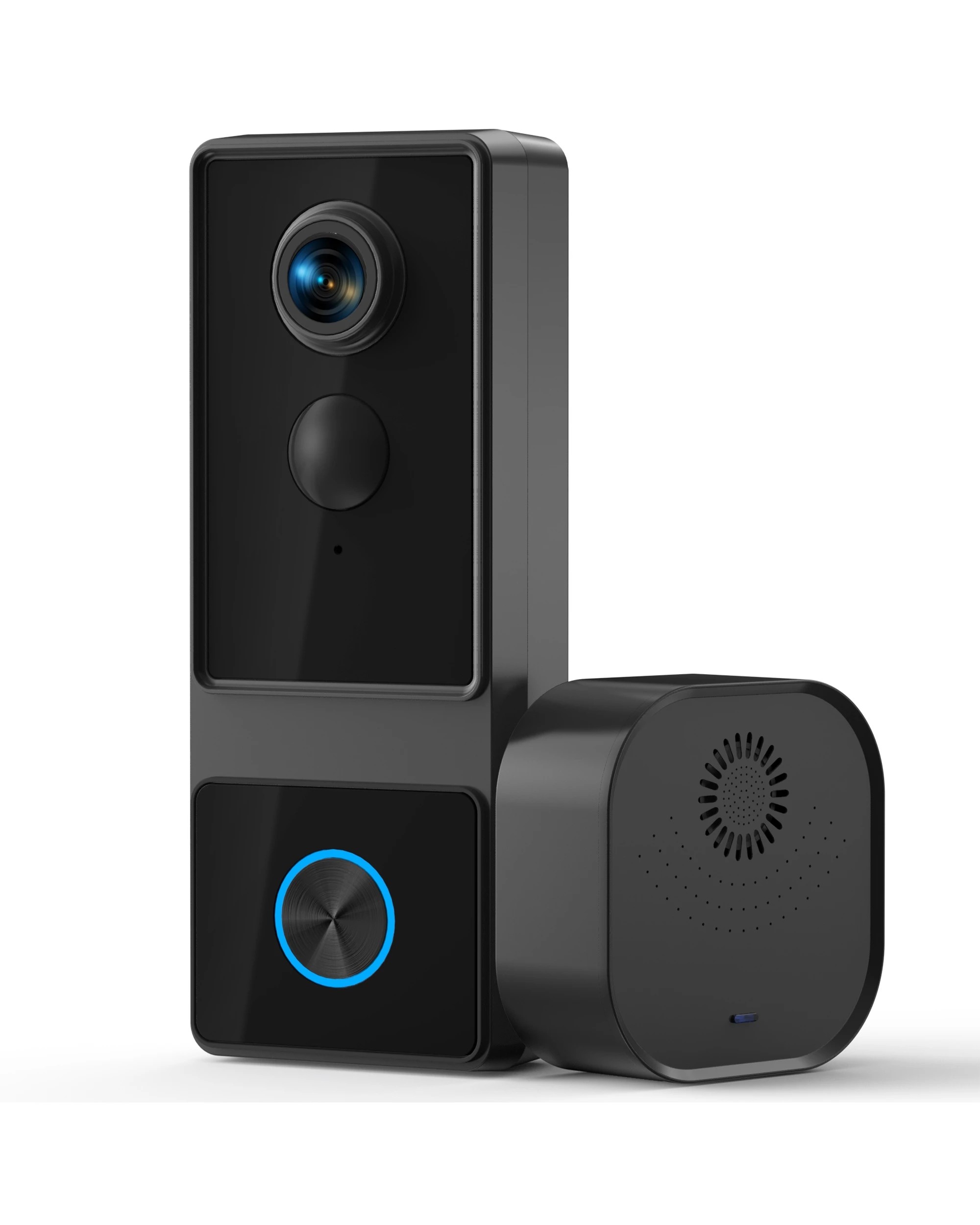 1 Advwin Video Doorbell Camera with Chime - Black, 1 of 5