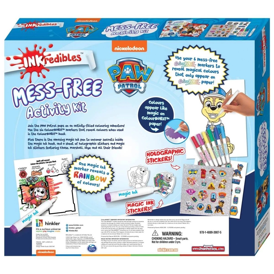 8 INKredibles Nickelodeon PAW Patrol ColourBurst Mess-Free Activity Kit - Book, 8 of 8