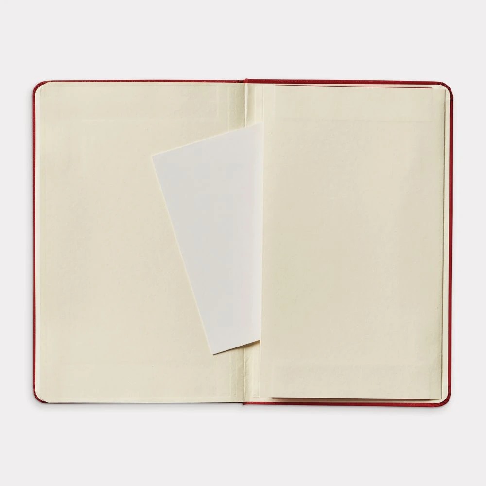 3 Moleskine Classic Hard Cover Plain Pocket Notebook Red, 3 of 5