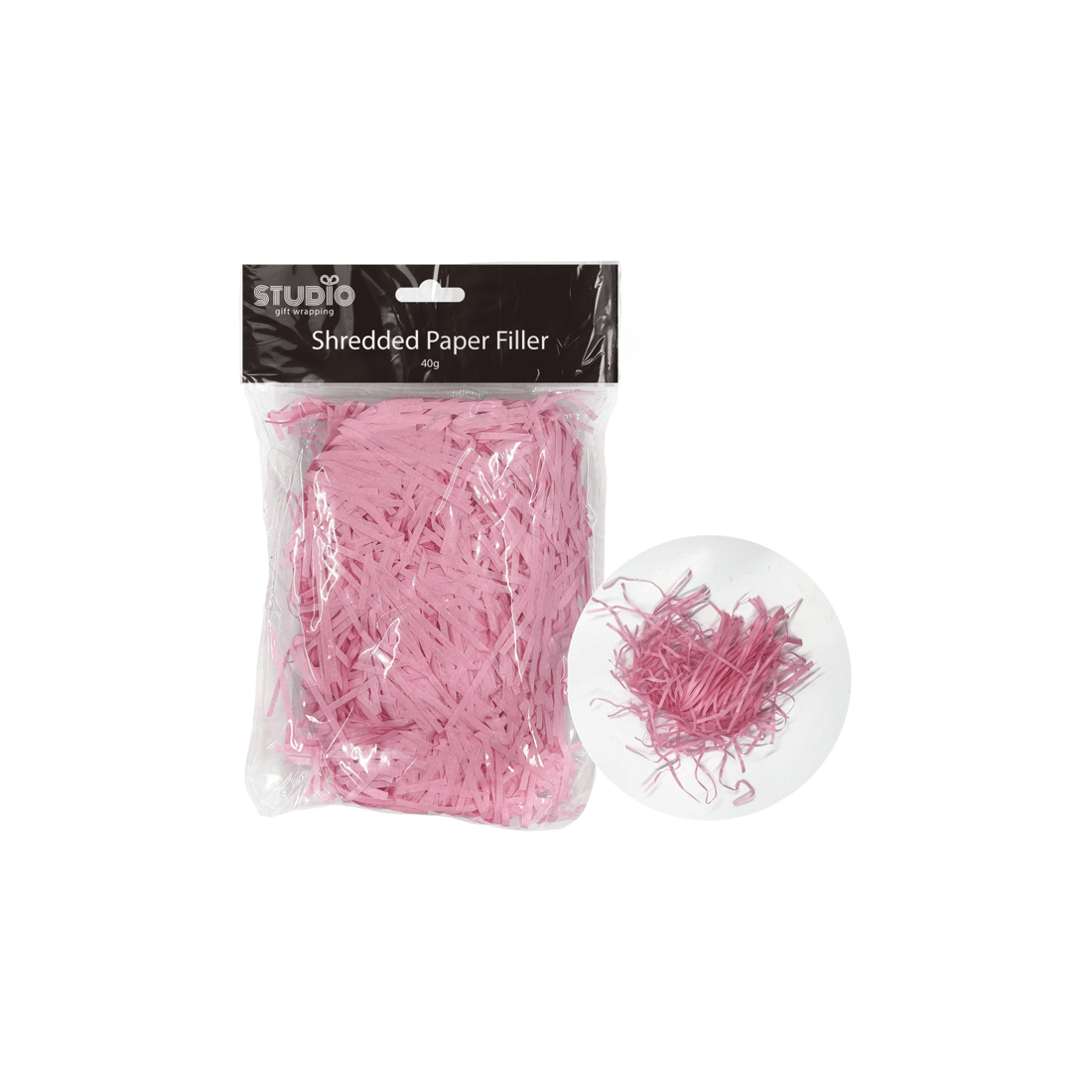 1 Studio Gift Wrapping 40g Filler/shredded Paper Decoration Present Decor - Pink, 1 of 3