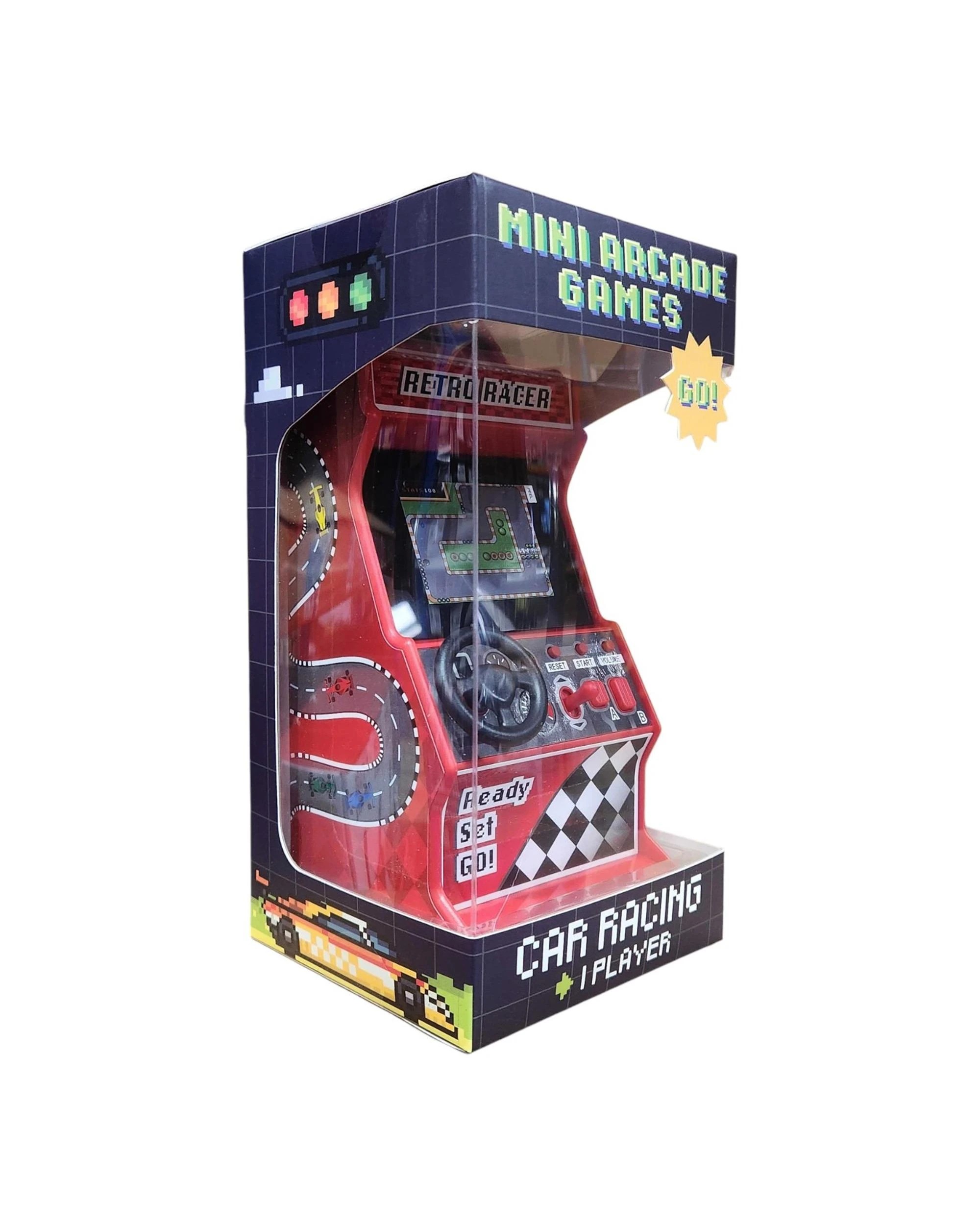 1 Mini Arcade Games Car Racing Retro Racer, 1 of 4