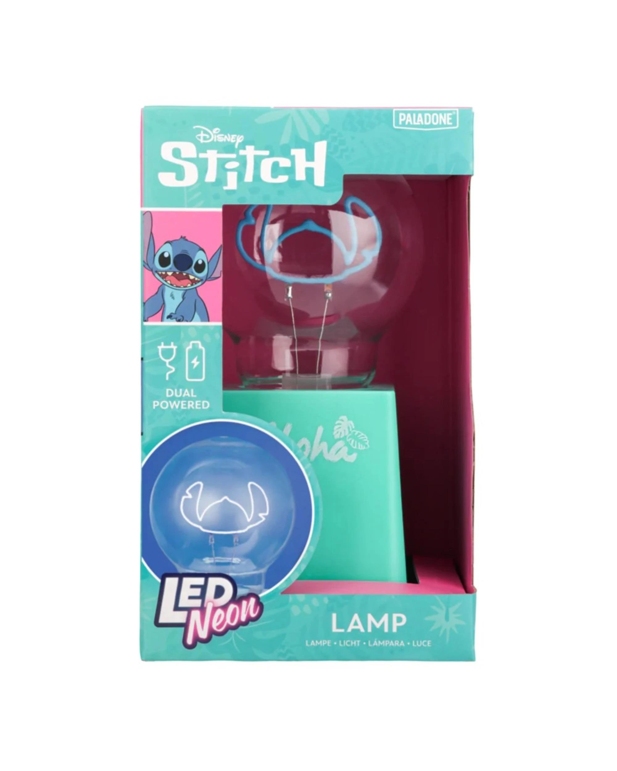 1 Paladone Disney Lilo and Stitch LED NEON USB LAMP, 1 of 7