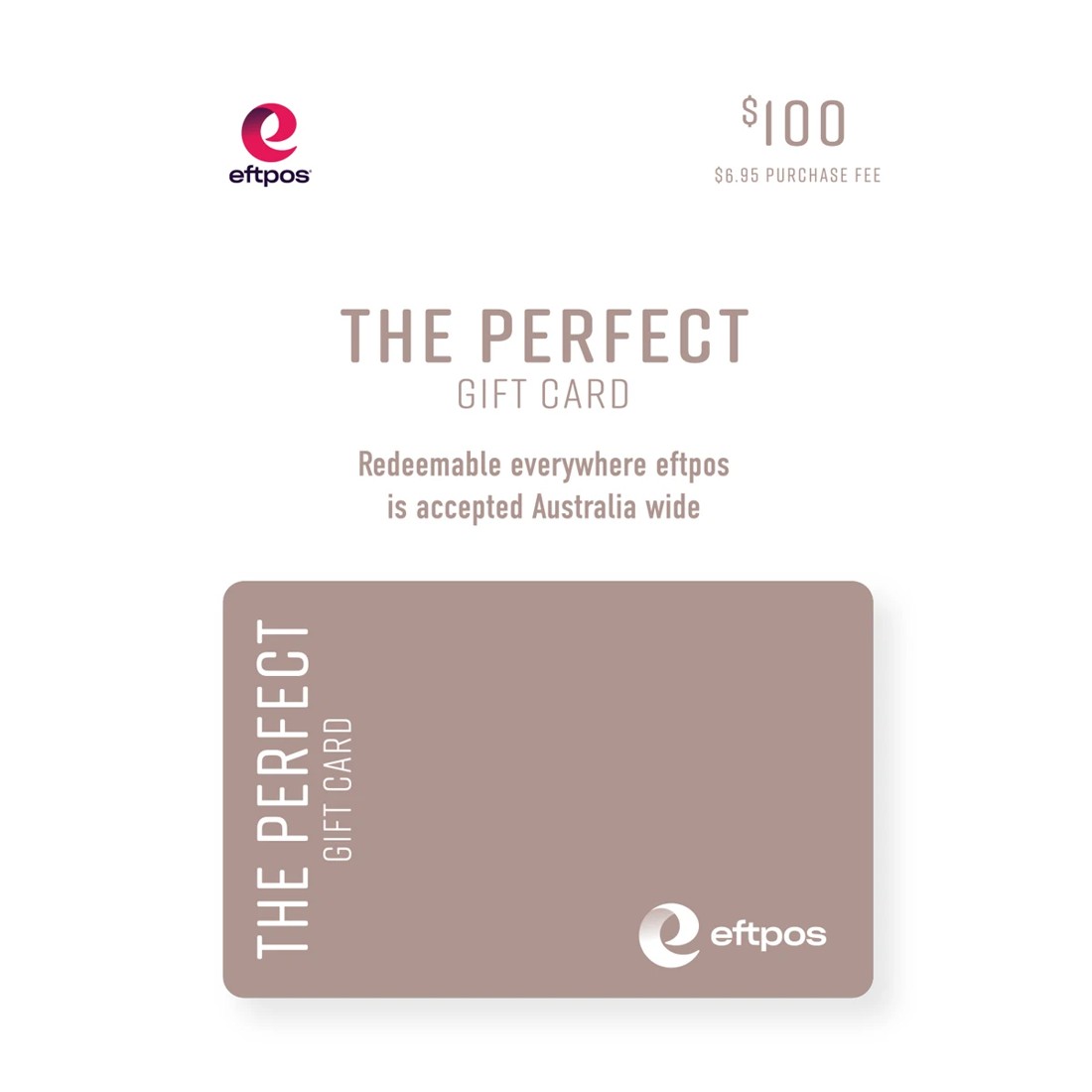 1 eftpos The Perfect $100 Gift Card, 1 of 1