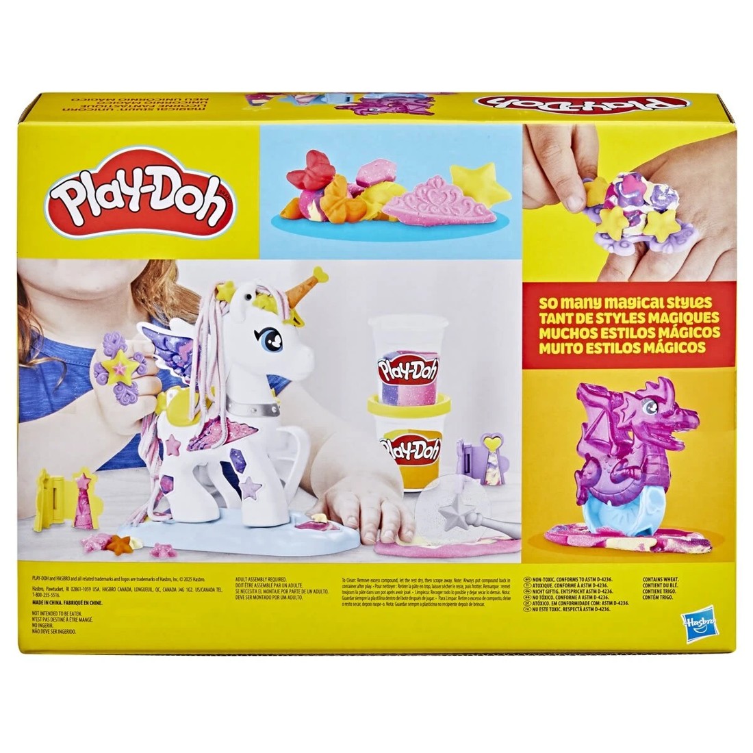 4 Play-Doh Magical Stylin' Unicorn Playset, 4 of 4