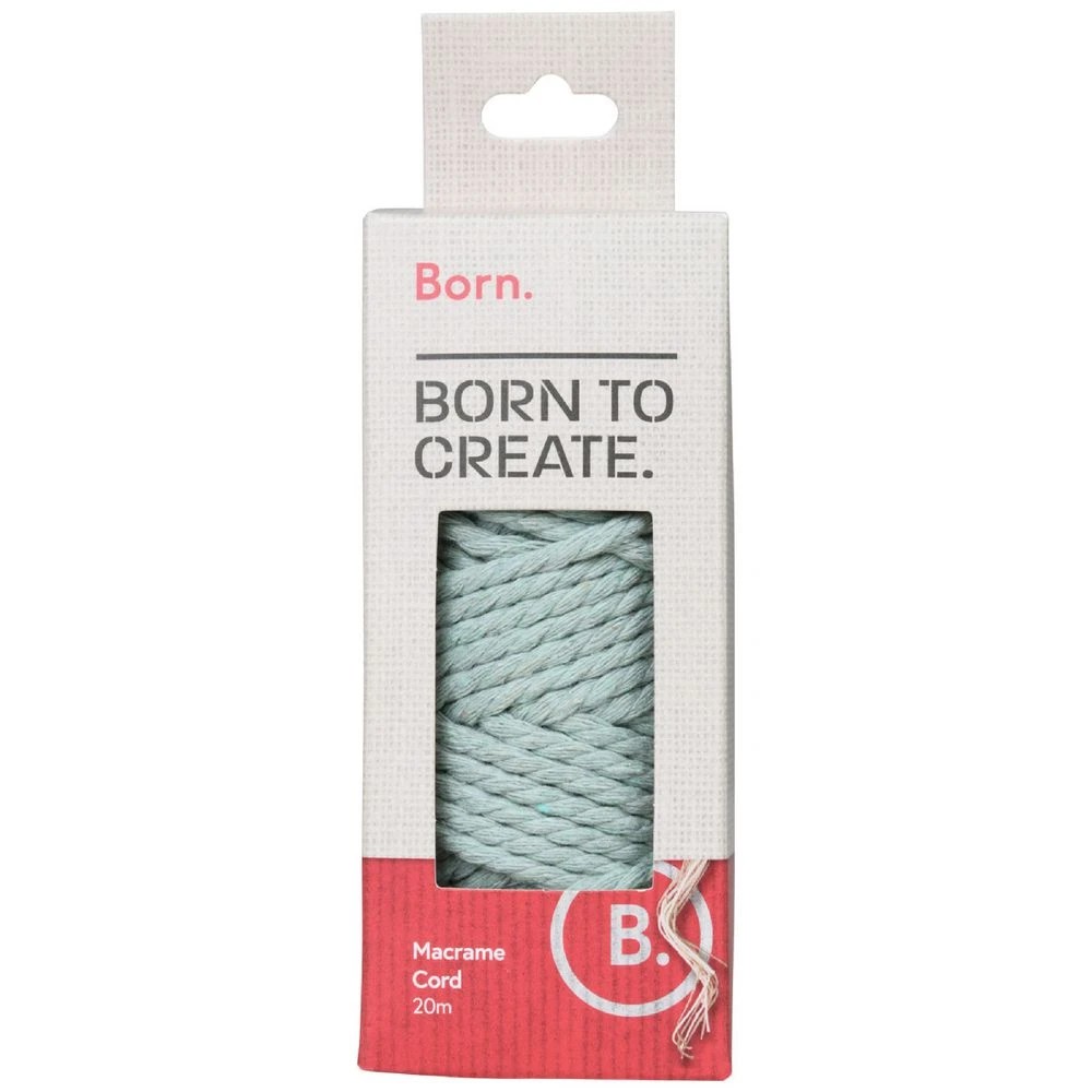 1 Born Macrame Cord Sage, 1 of 3