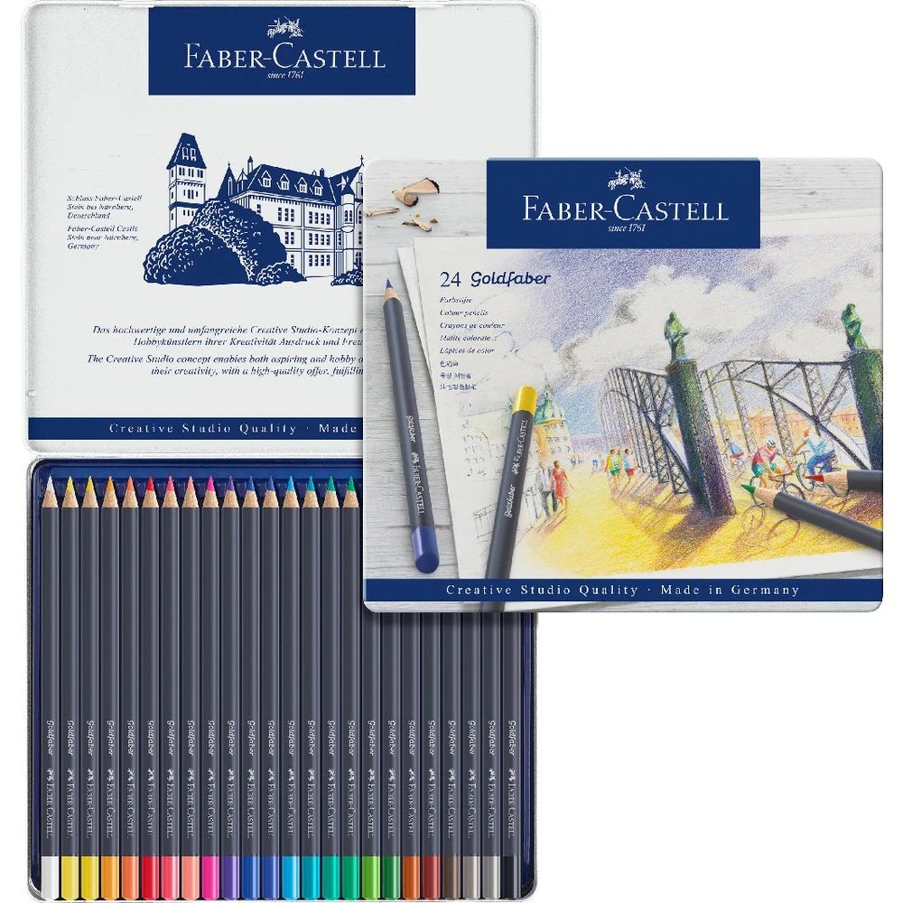 3 Faber-Castell Goldfaber Coloured Pencils 24 Pack, 3 of 3