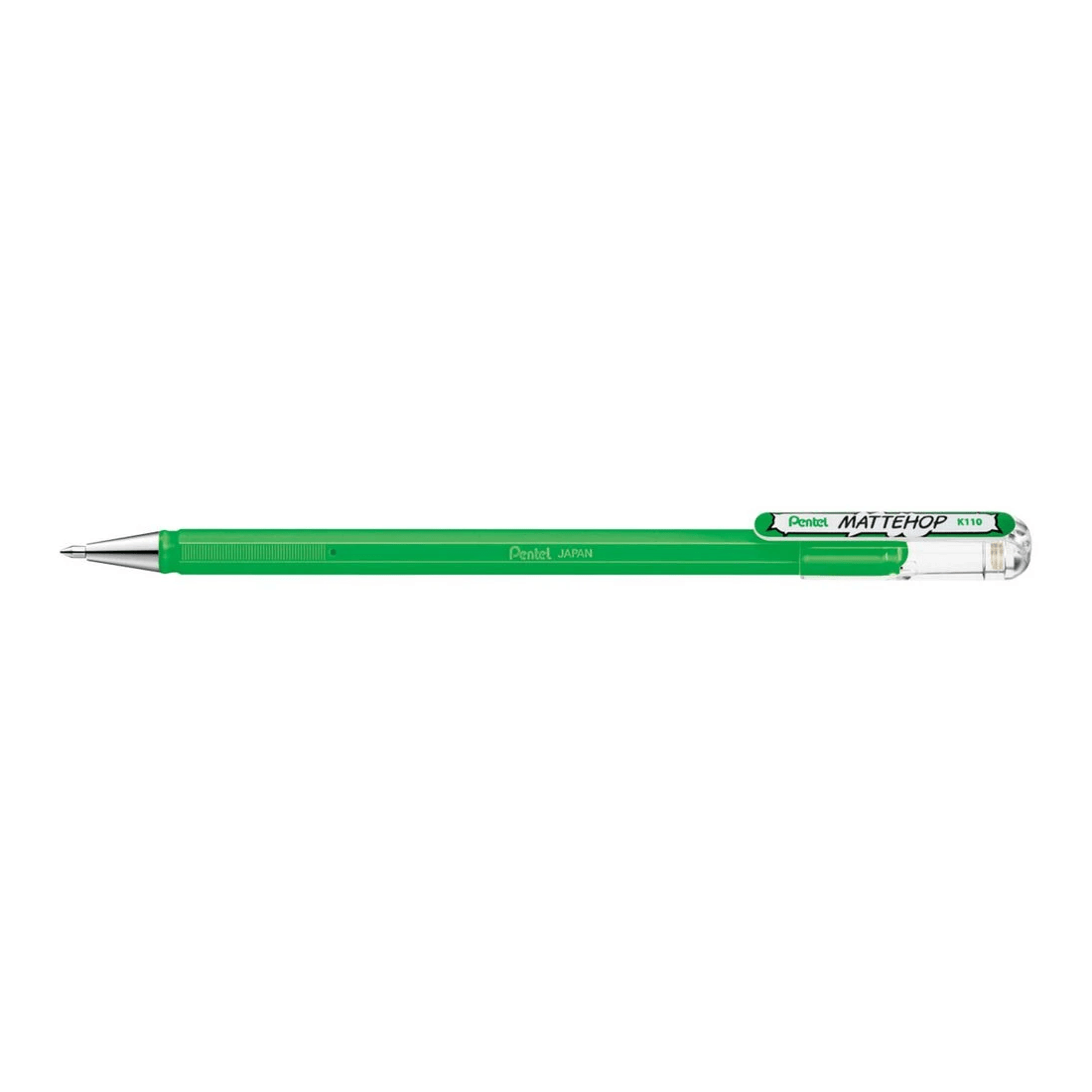 2 Pentel Mattehop Gel Pen 1.0mm Green, 2 of 2