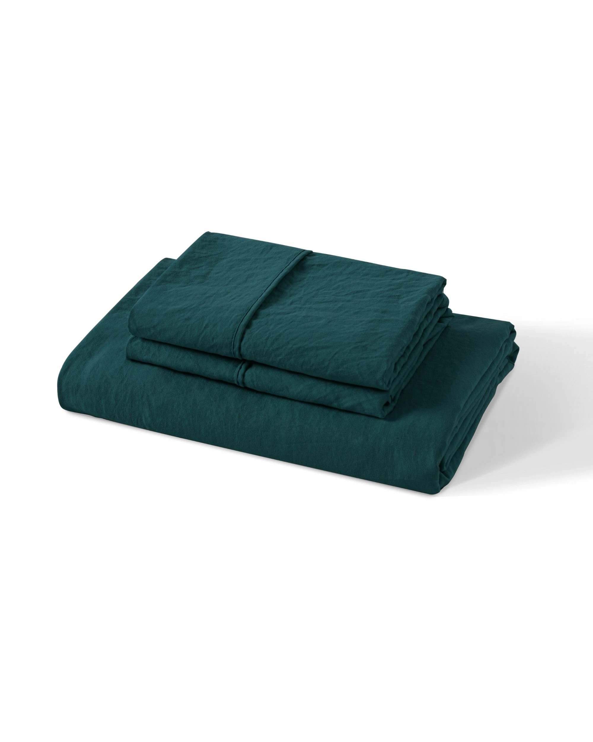 8 Dreamaker Superfine Washed Microfibre Combo Fitted Sheet Set - King Bed - Teal, 8 of 9