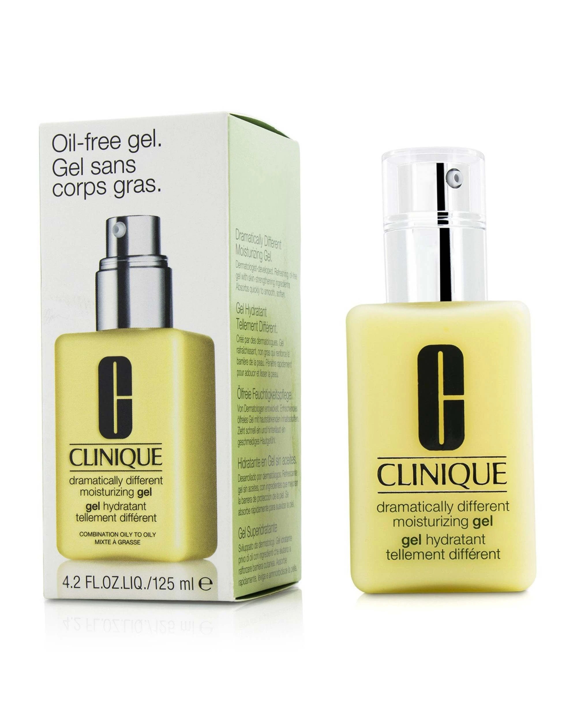 2 Clinique Dramatically Different Moisturising Gel - Combination Oily to Oily (With Pump)  125ml/4.2oz, 2 of 3