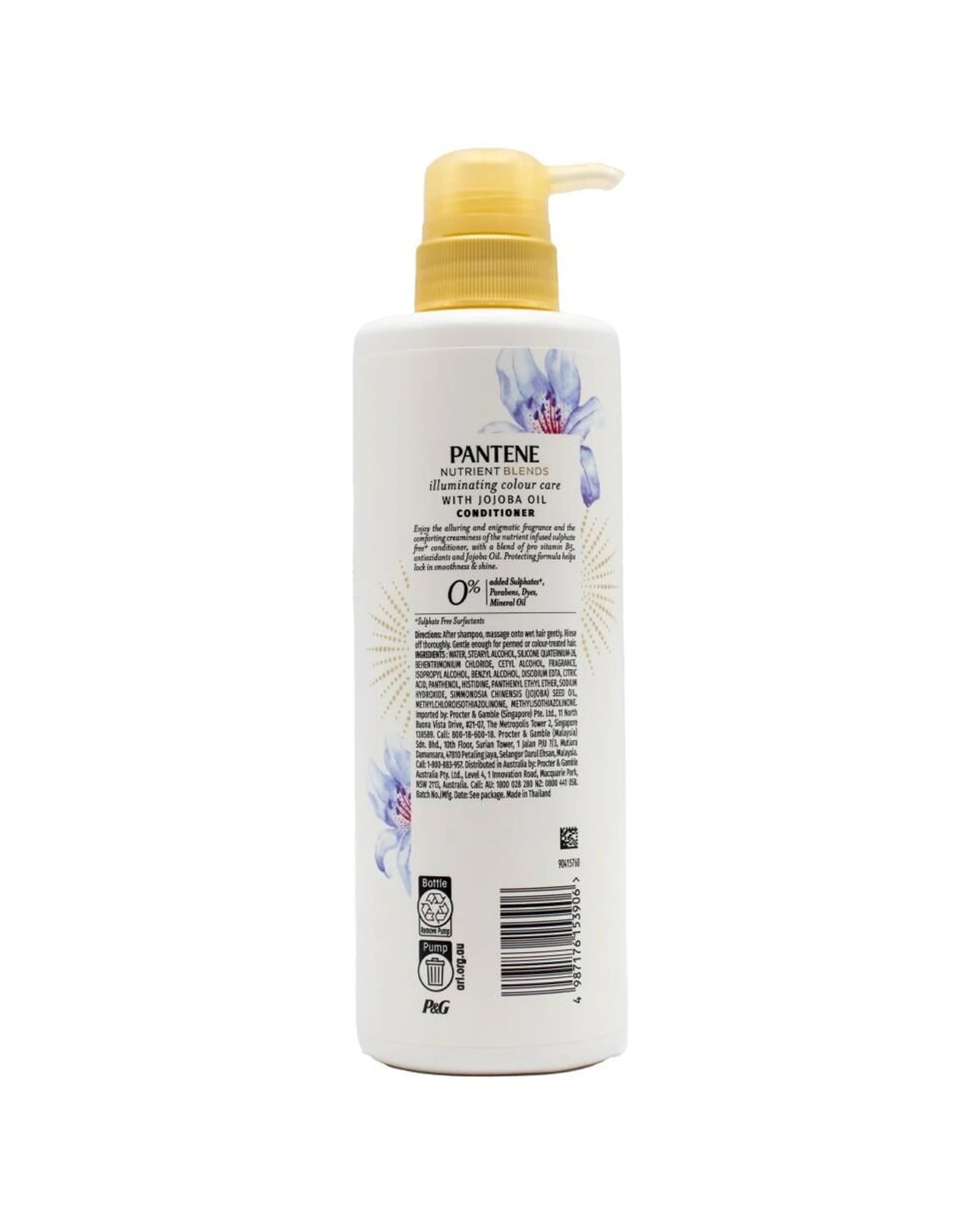 3 PANTENE 6PK Pro V Illuminating Colour Care Conditioner 500ml Sulphate Jojoba Oil - Multi, 3 of 3