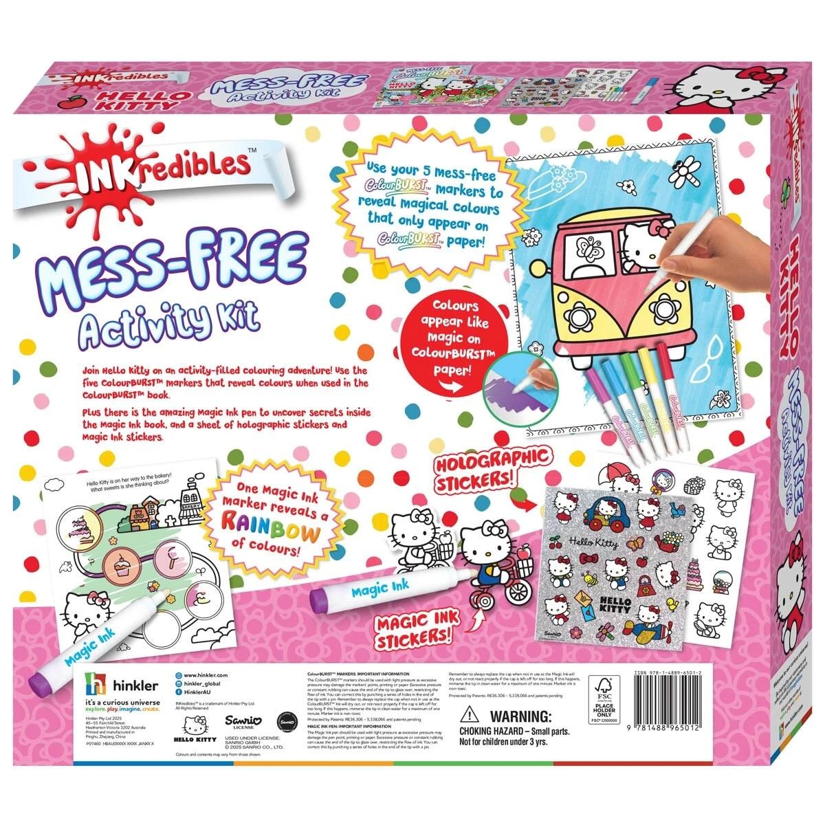 8 INKredibles Hello Kitty Mess-Free Activity Kit - Book, 8 of 9