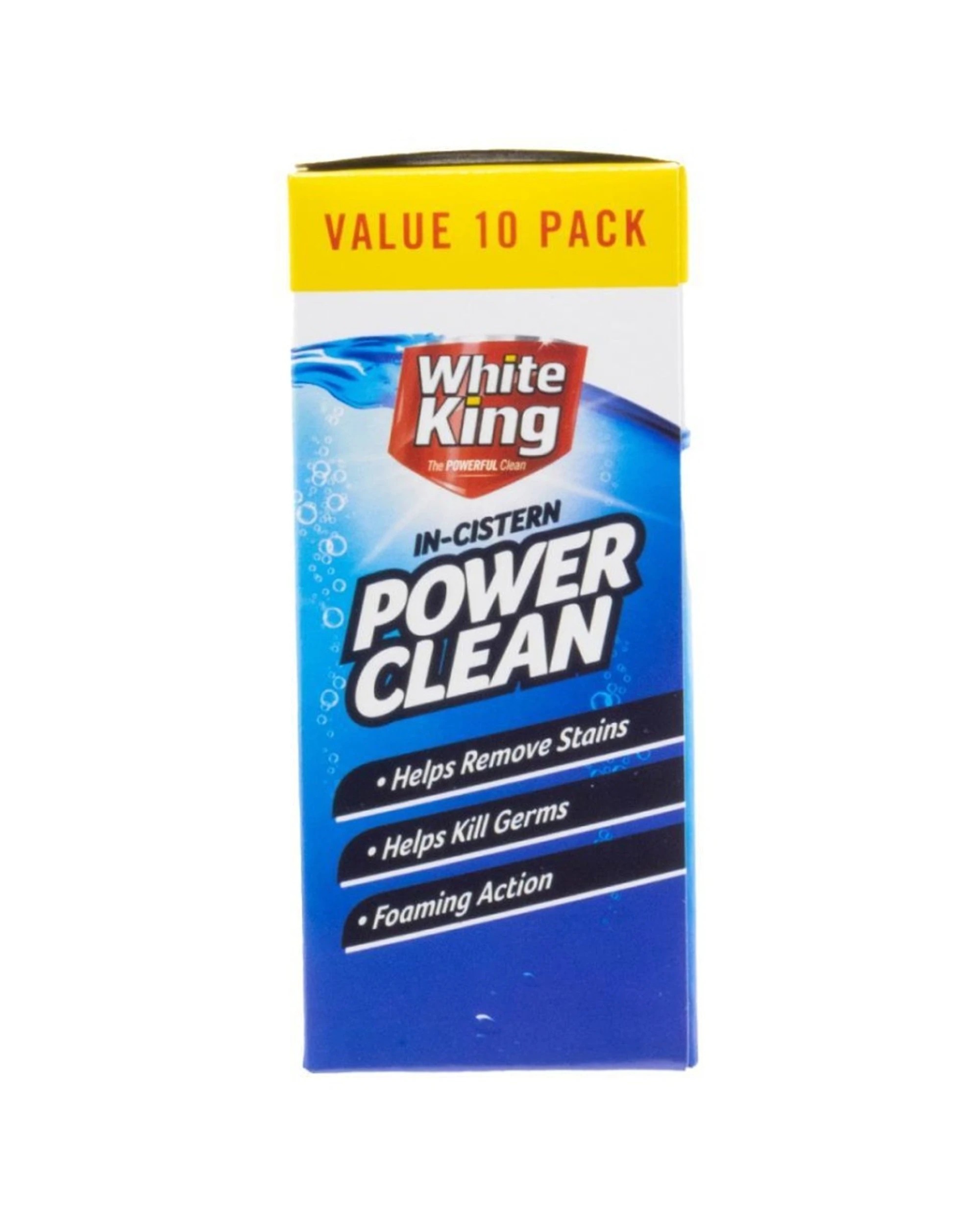 3 White King 4x10pc In Cistern Power Clean Toilet Blocks Value Pack 50g - Multi, 3 of 5