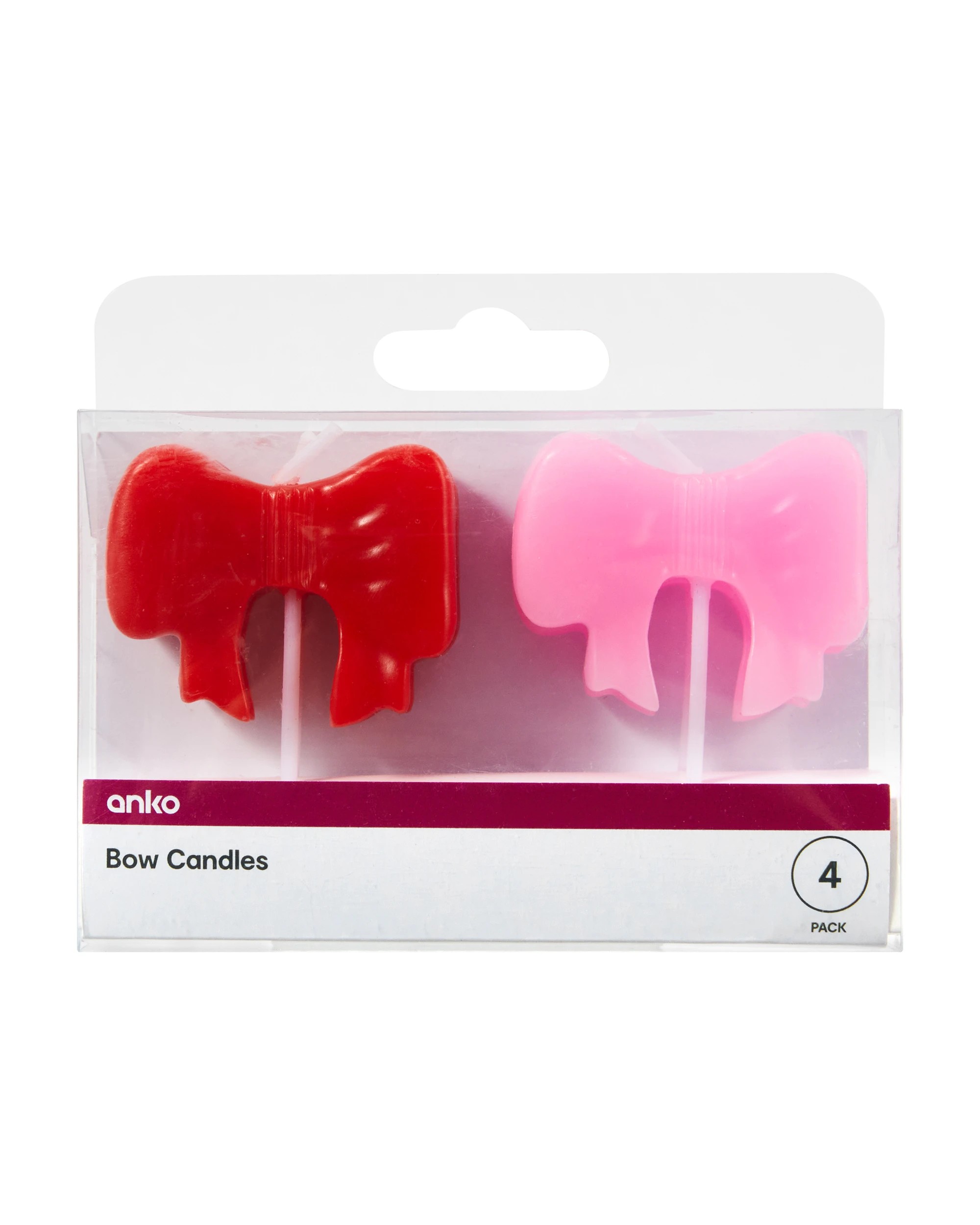 4 4 Pack Bow Candles, 4 of 4