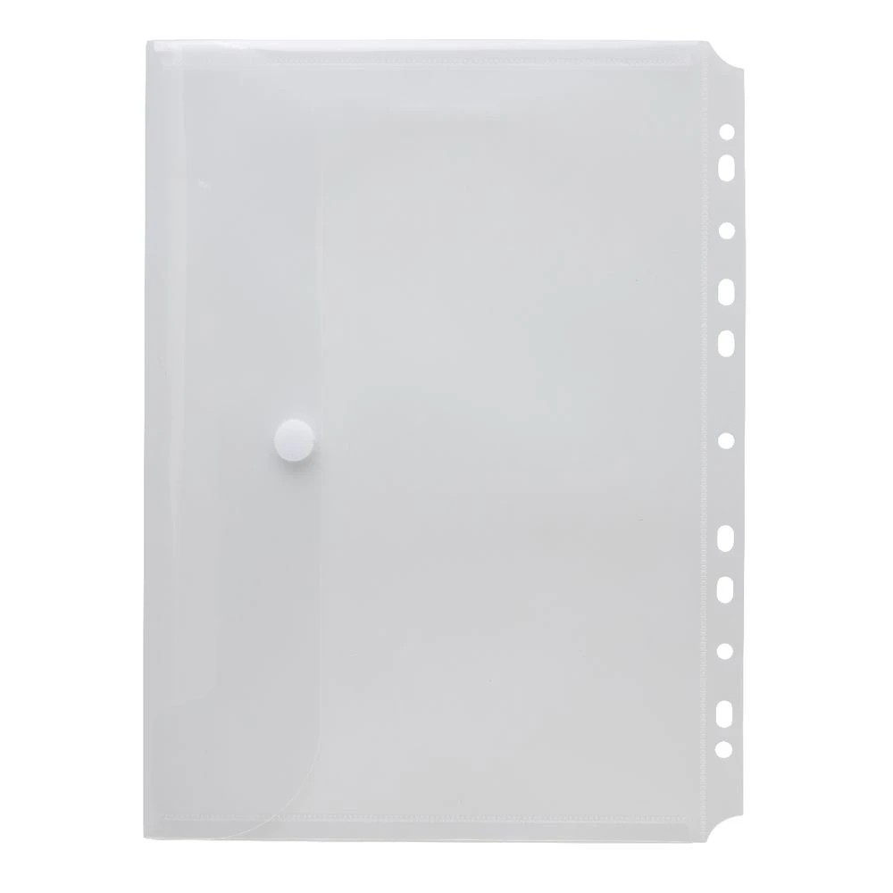 4 J.Burrows Binder Document Wallet A4 Clear 3 Pack, 4 of 4