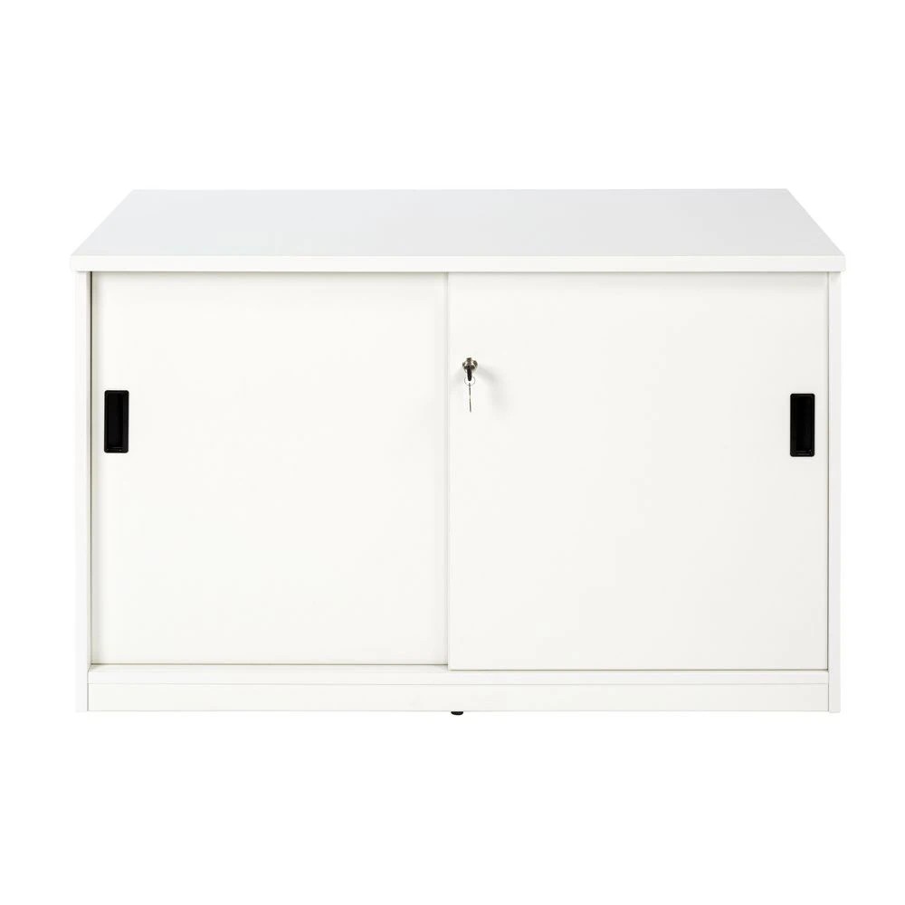 4 Stilford Professional Sliding Door Credenza 1200mm White Cabinets Cupboards, Lockers and Credenzas, 4 of 4