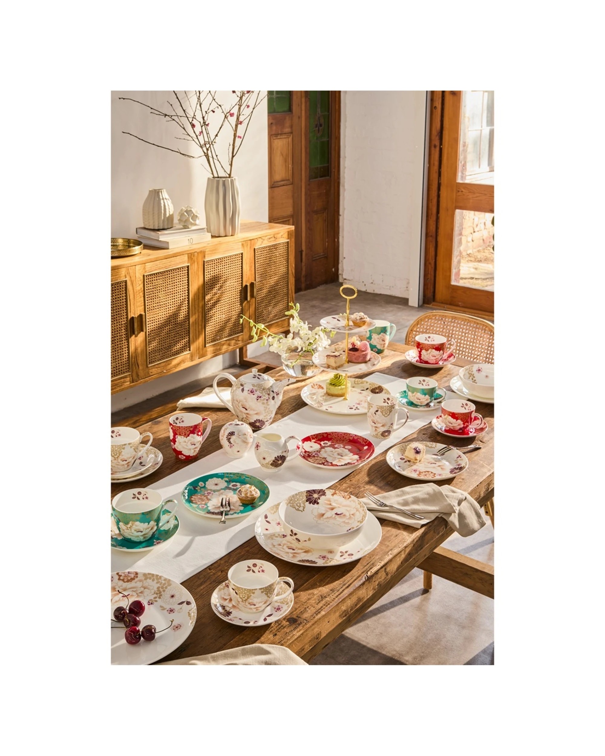 5 Maxwell And Williams 3 Tier Cake Stand Fine Bone China Gift Boxed 27.5x37cm - Multi, 5 of 6