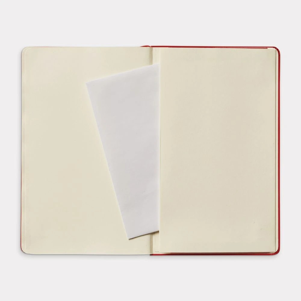3 Moleskine Classic Hardcover Plain Large 240pg Notebook Red, 3 of 5