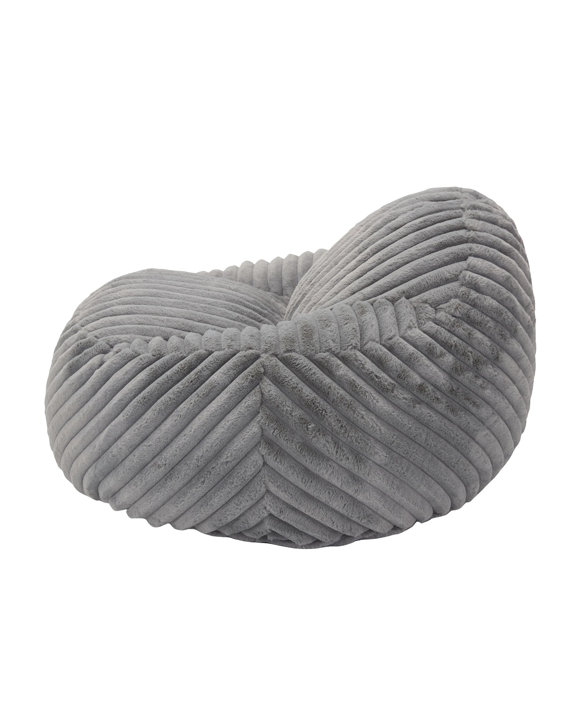 3 IHOMDEC Stripe L Shape Upholstery Compression Sofa - Grey, 3 of 10