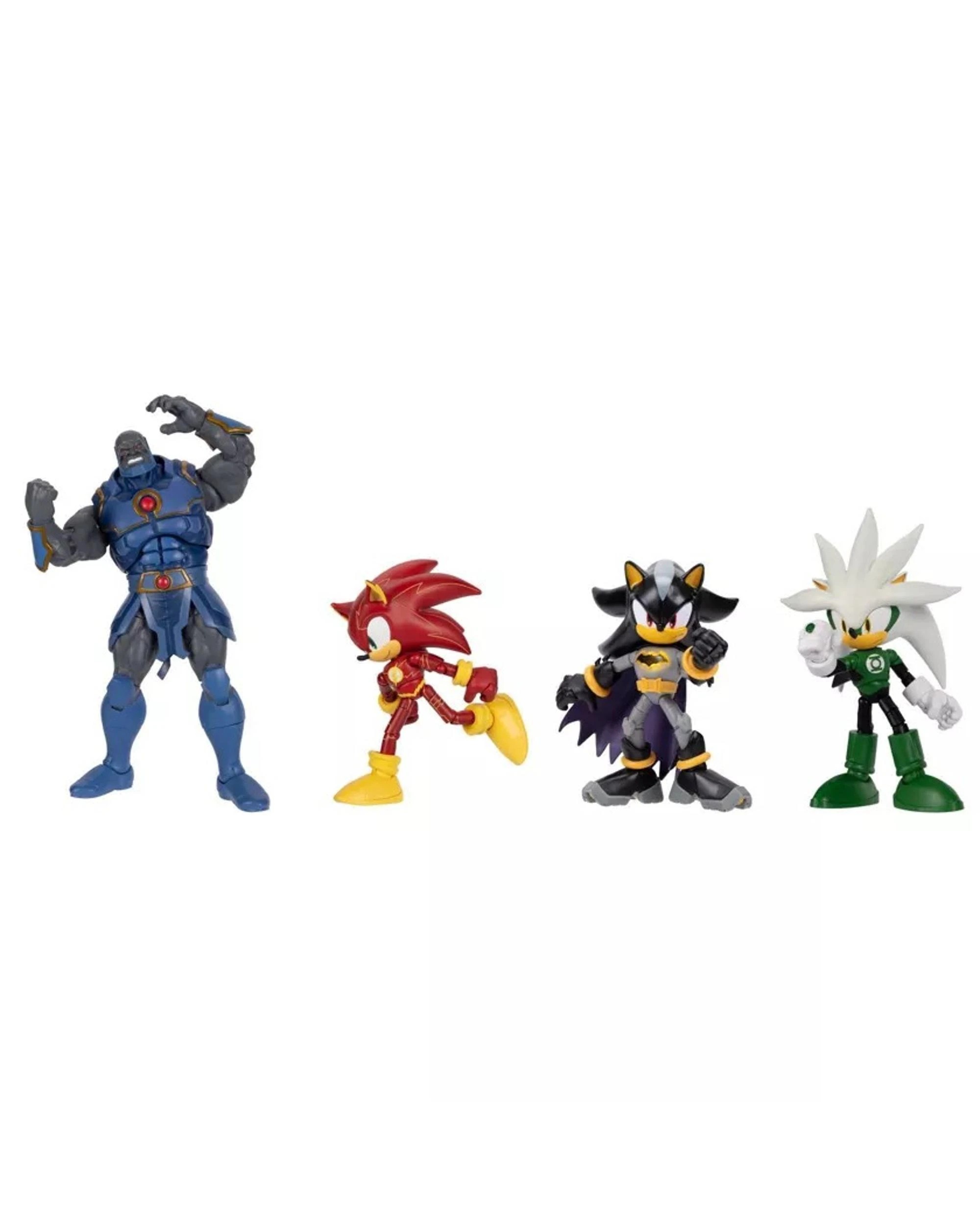 1 DC X Sonic the Hedgehog Power Vs Speed Action Figure Multipack, 1 of 9