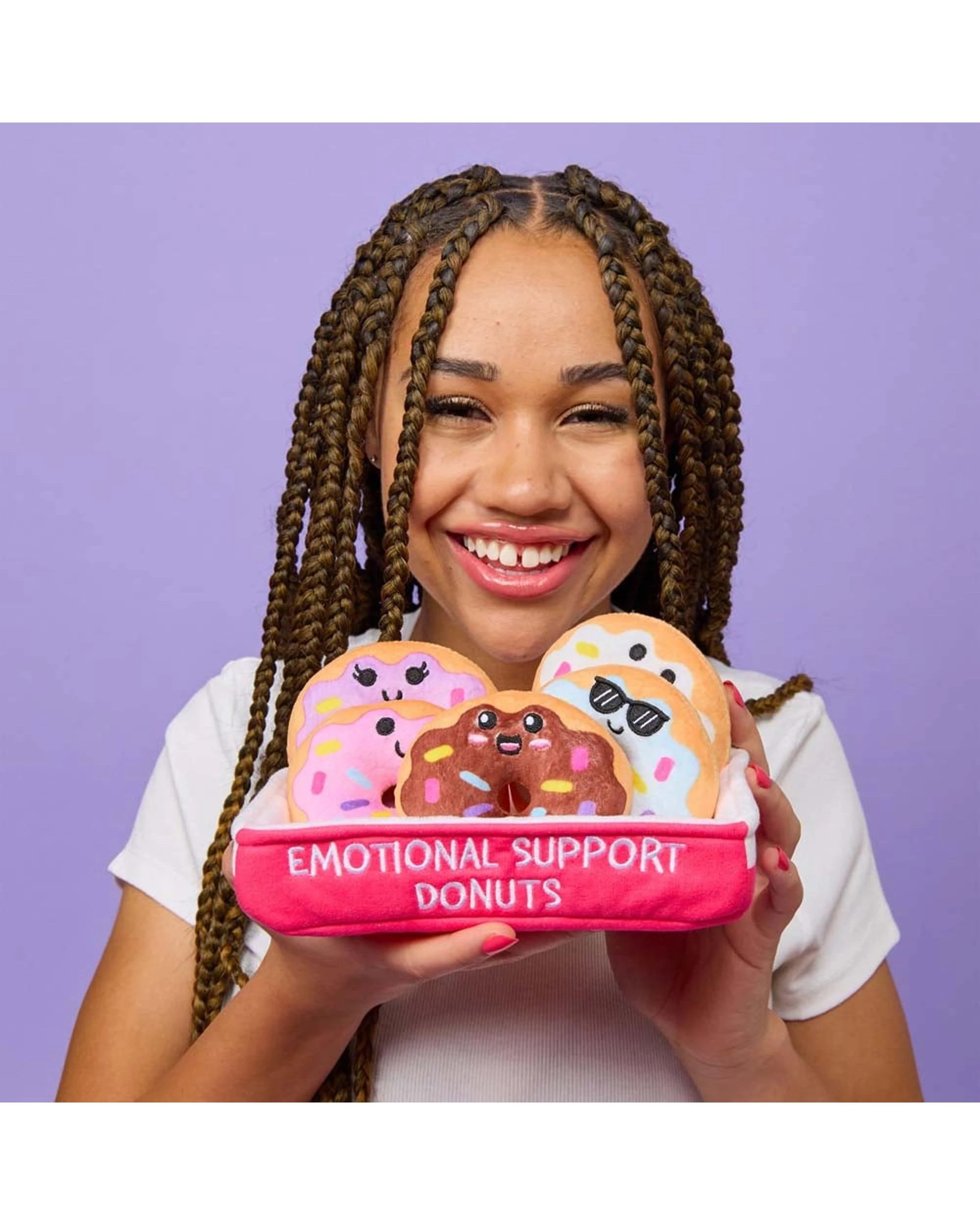 7 Emotional Support Donuts Plush Set, 7 of 10