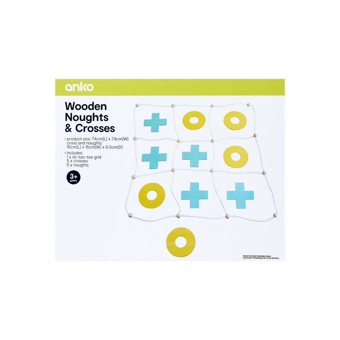 2 Wooden Noughts & Crosses, 2 of 2