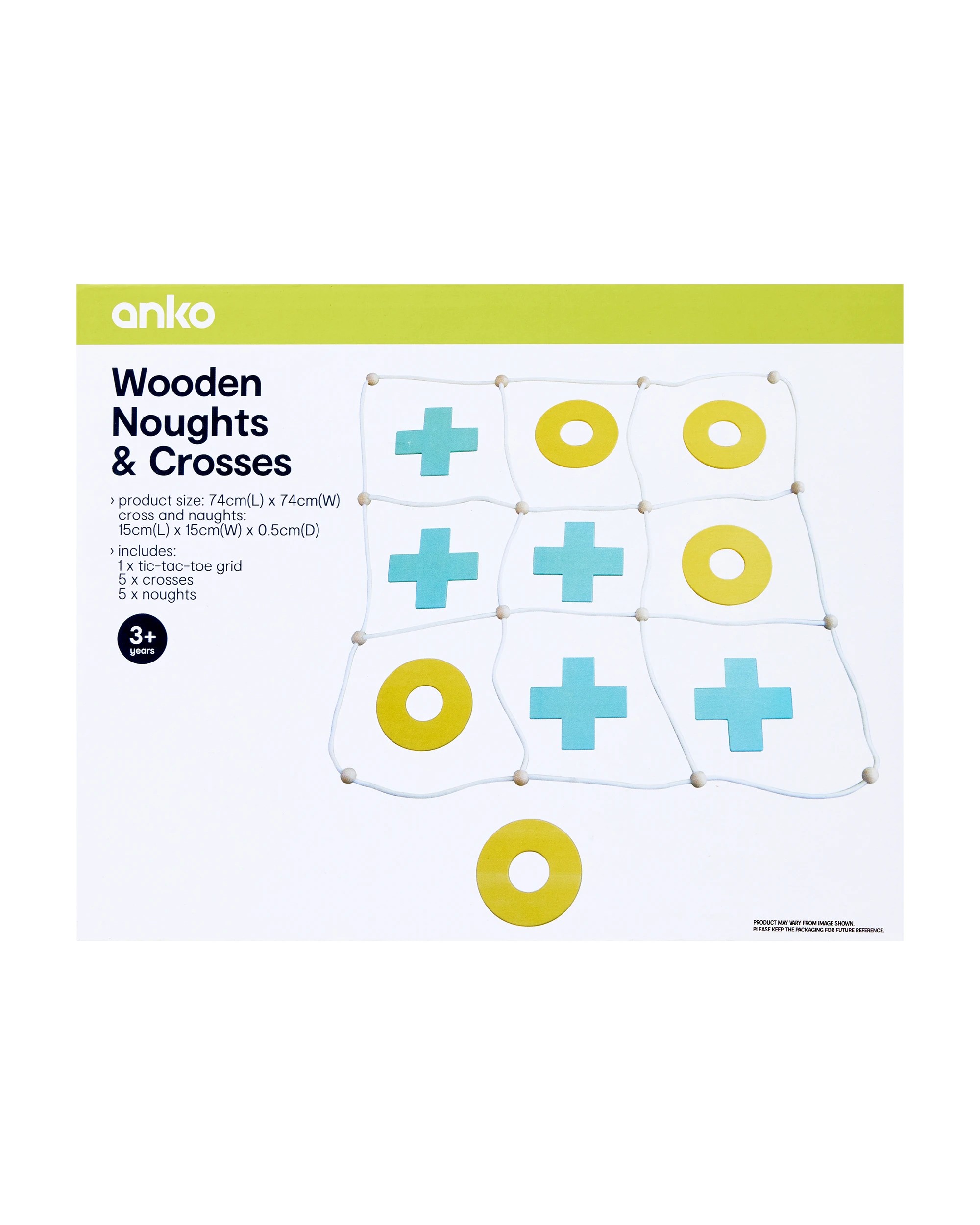 2 Wooden Noughts & Crosses, 2 of 2