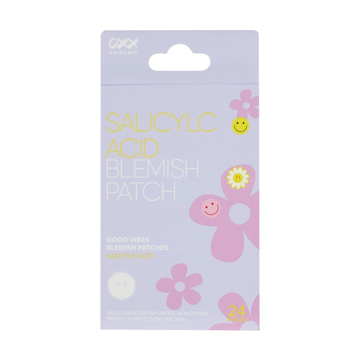 1 OXX Skincare 24 Piece Good Vibes Blemish Patches - Salicylic Acid, 1 of 6