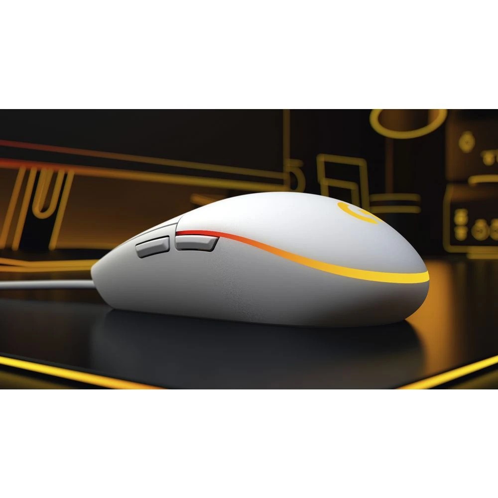 5 Logitech G203 LIGHTSYNC Gaming Mouse White, 5 of 7