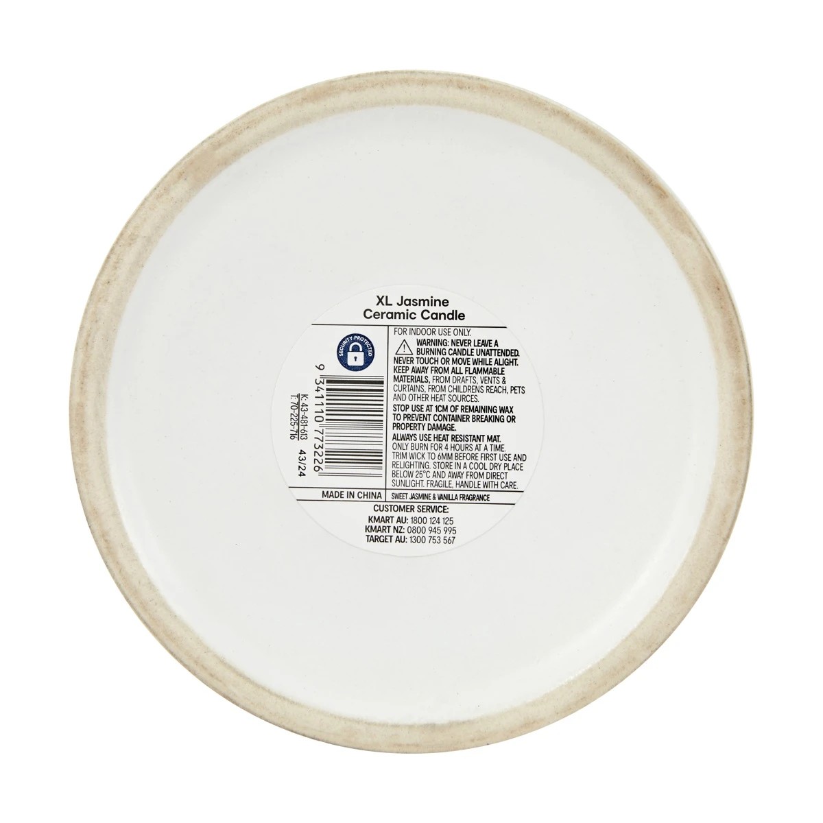 5 XL Jasmine Ceramic Candle, 5 of 6