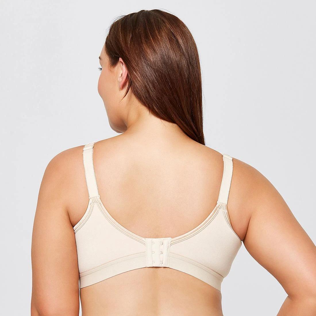 2 Target Woman Plus Size Lucy Australian Cotton Blend Moulded Wirefree Bra TAUPE, 2 of 5