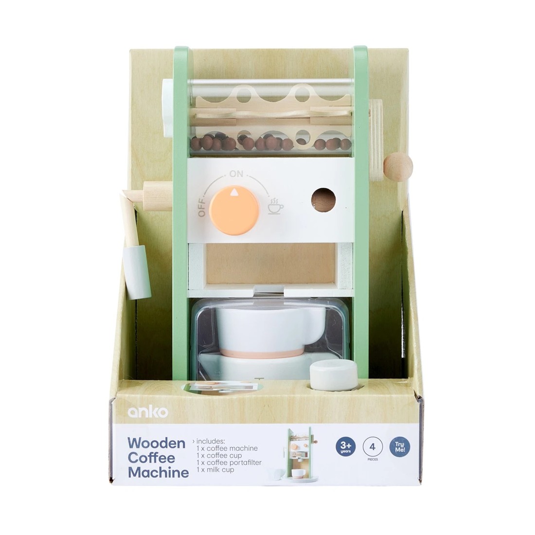 10 4 Piece Wooden Coffee Machine Toy, 10 of 10