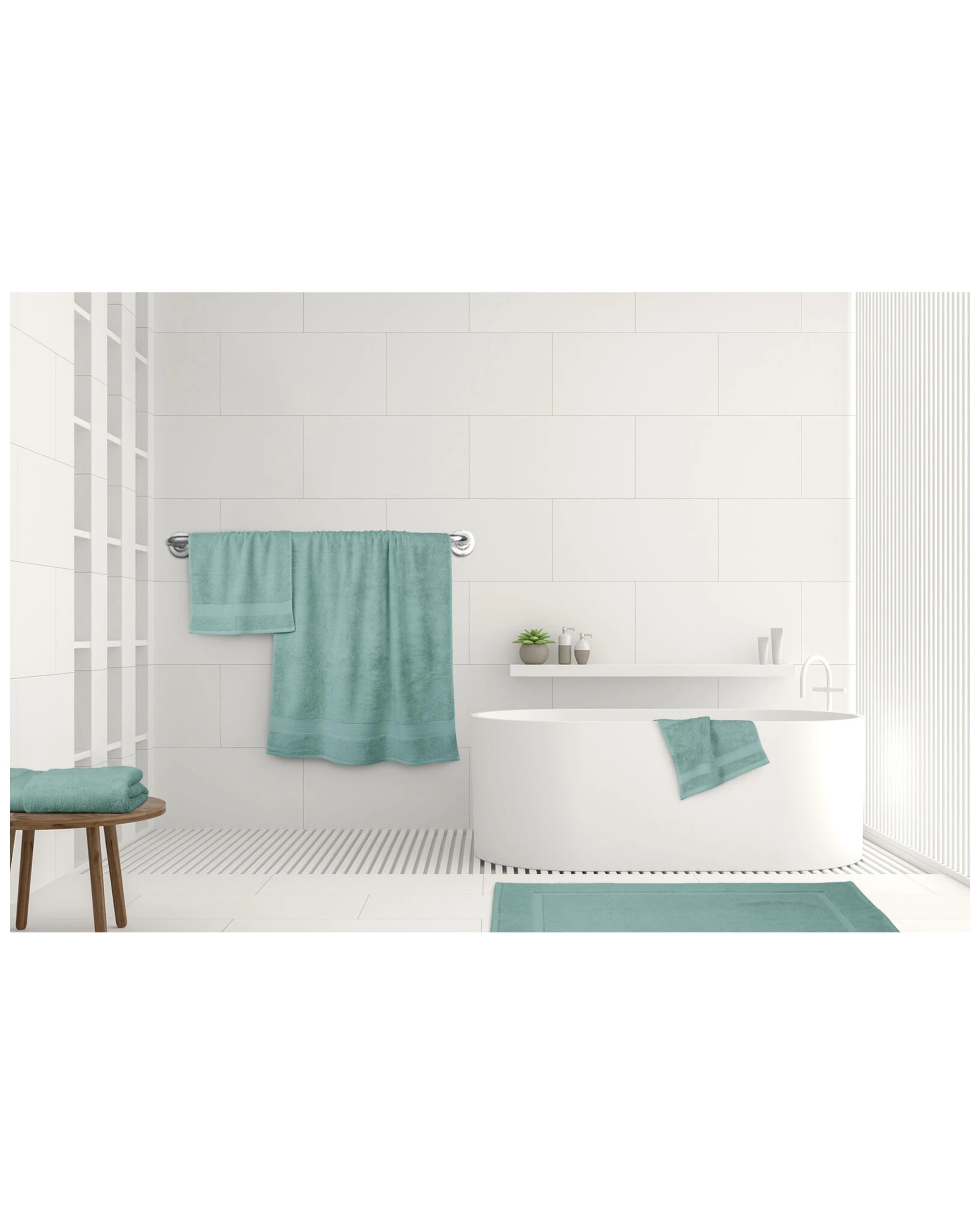 3 ARDOR 6PK Algodon St Regis Towel Collection Cotton Bath Mat 50 x 80cm 850gsm, 3 of 4