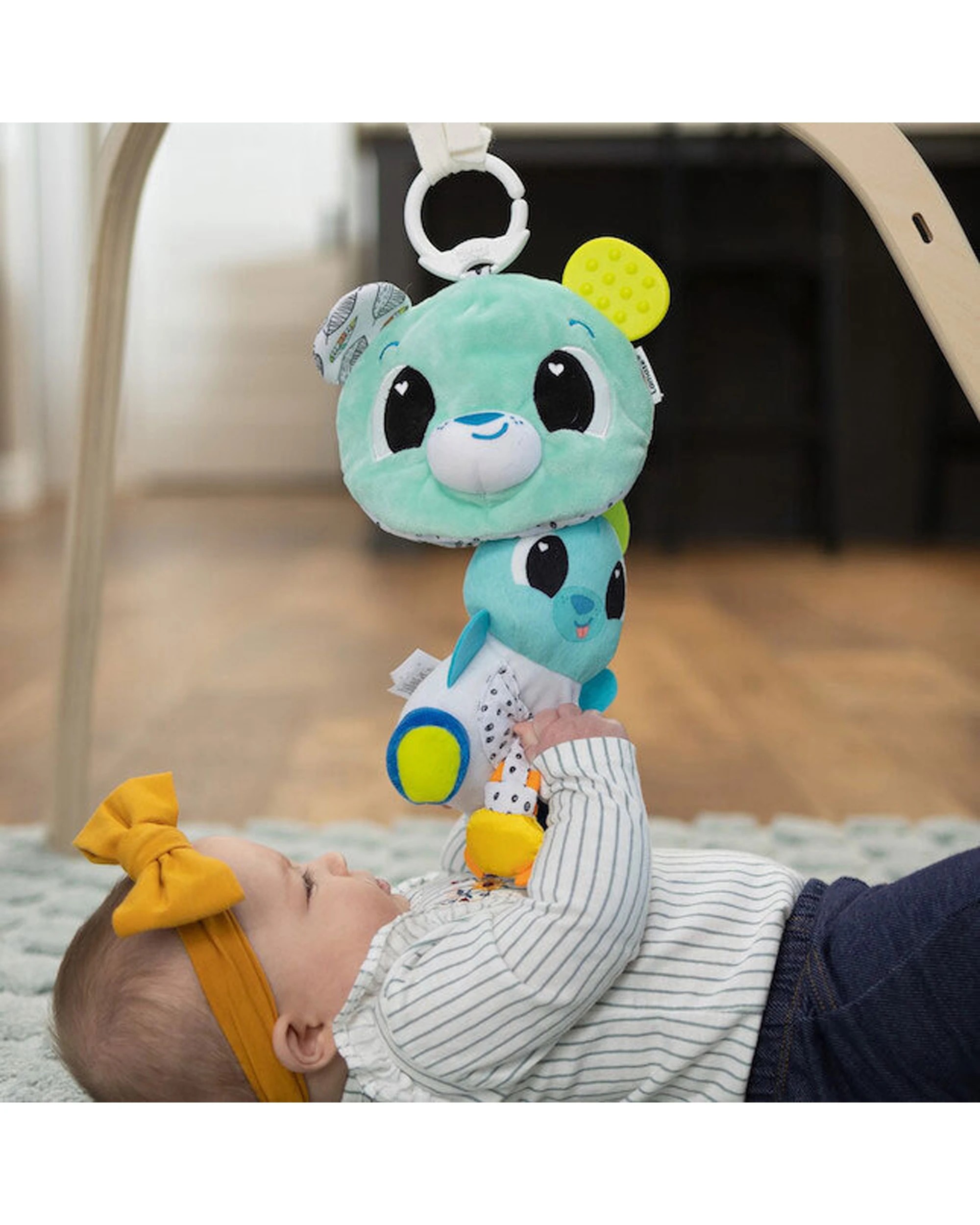 5 Lamaze 3 In 1 Surprise Bear Clip and Go Baby Toy Sensory Pull Reveal Teether - Multi, 5 of 7