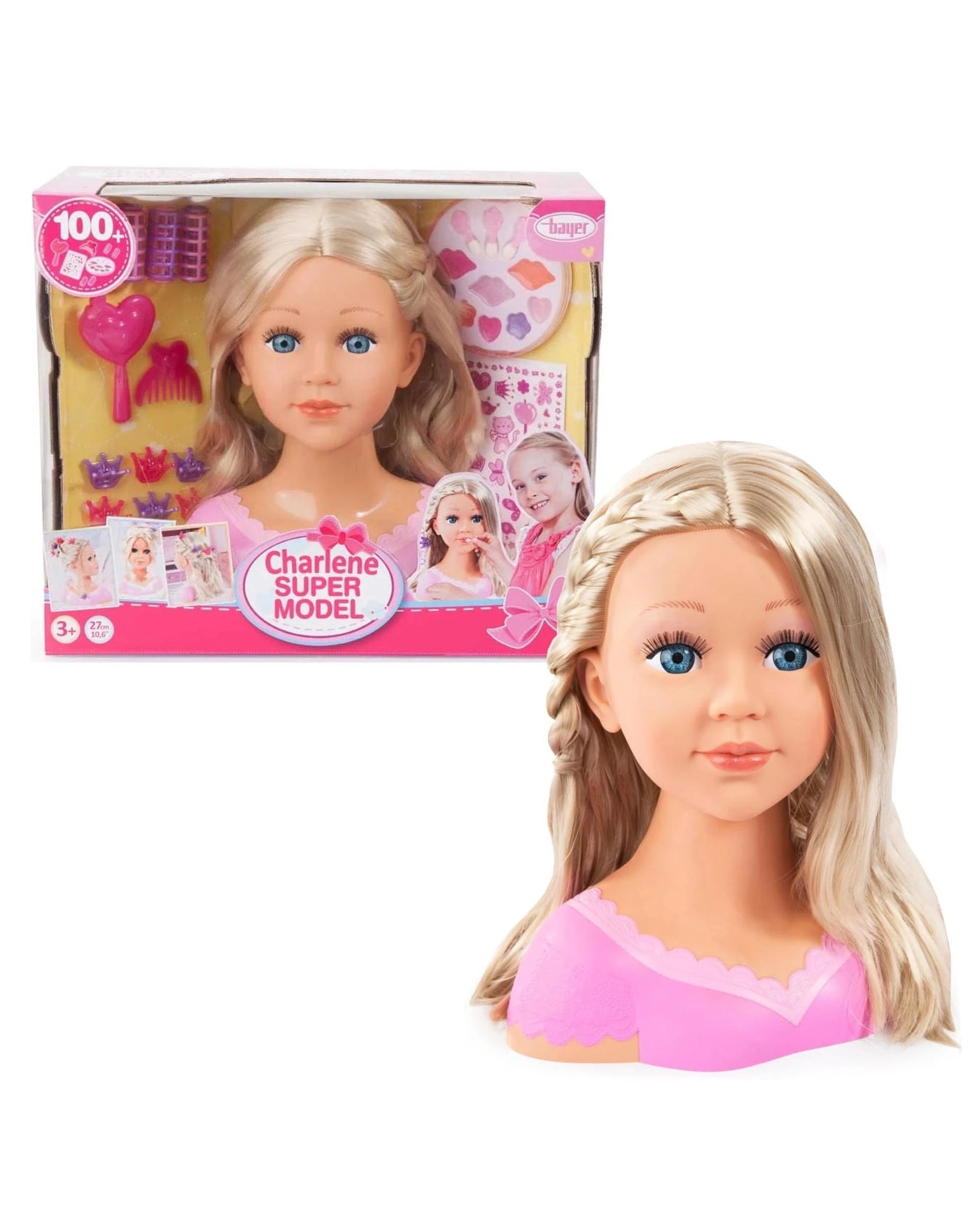 1 Bayer Charlene Super Model Styling Head, 1 of 8