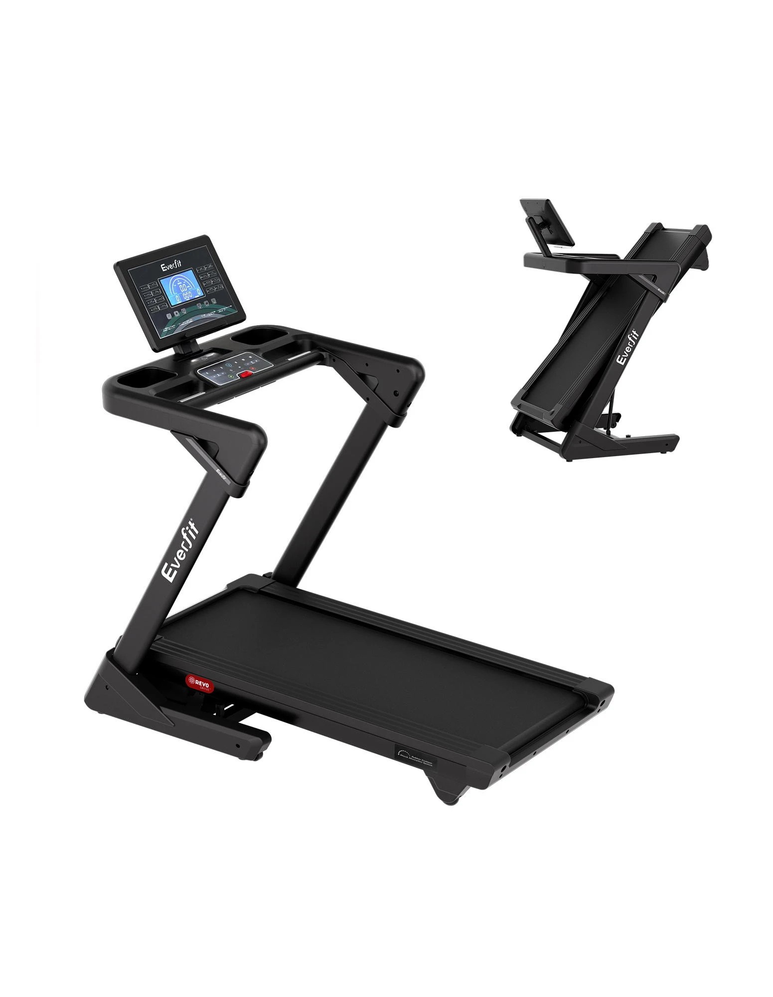 1 Everfit 3 in 1 Treadmill 30% Auto Incline Foldable Treadmills for Home with LED Lights 500mm Belt, 1 of 9