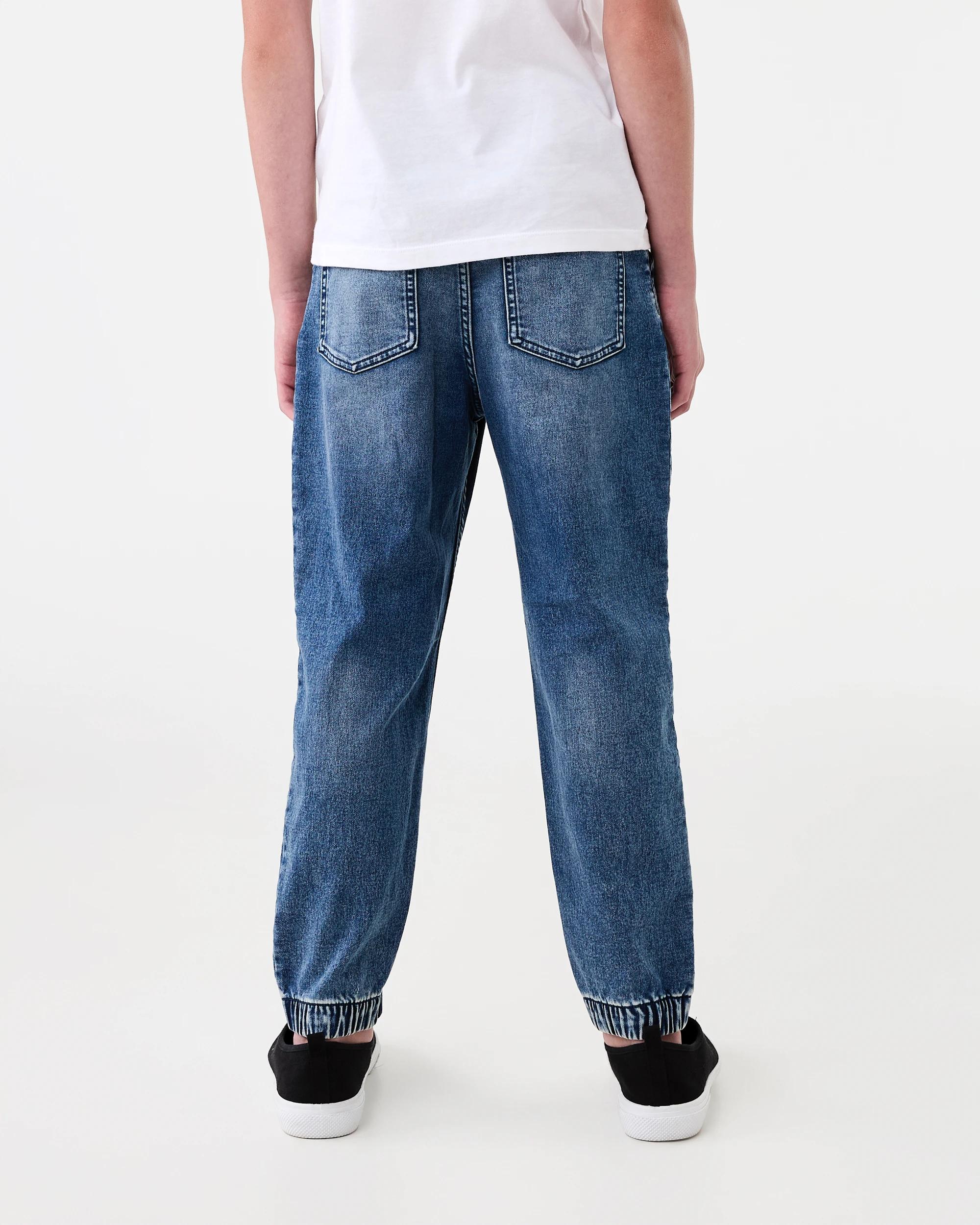 2 Denim Joggers Mid Wash, 2 of 7