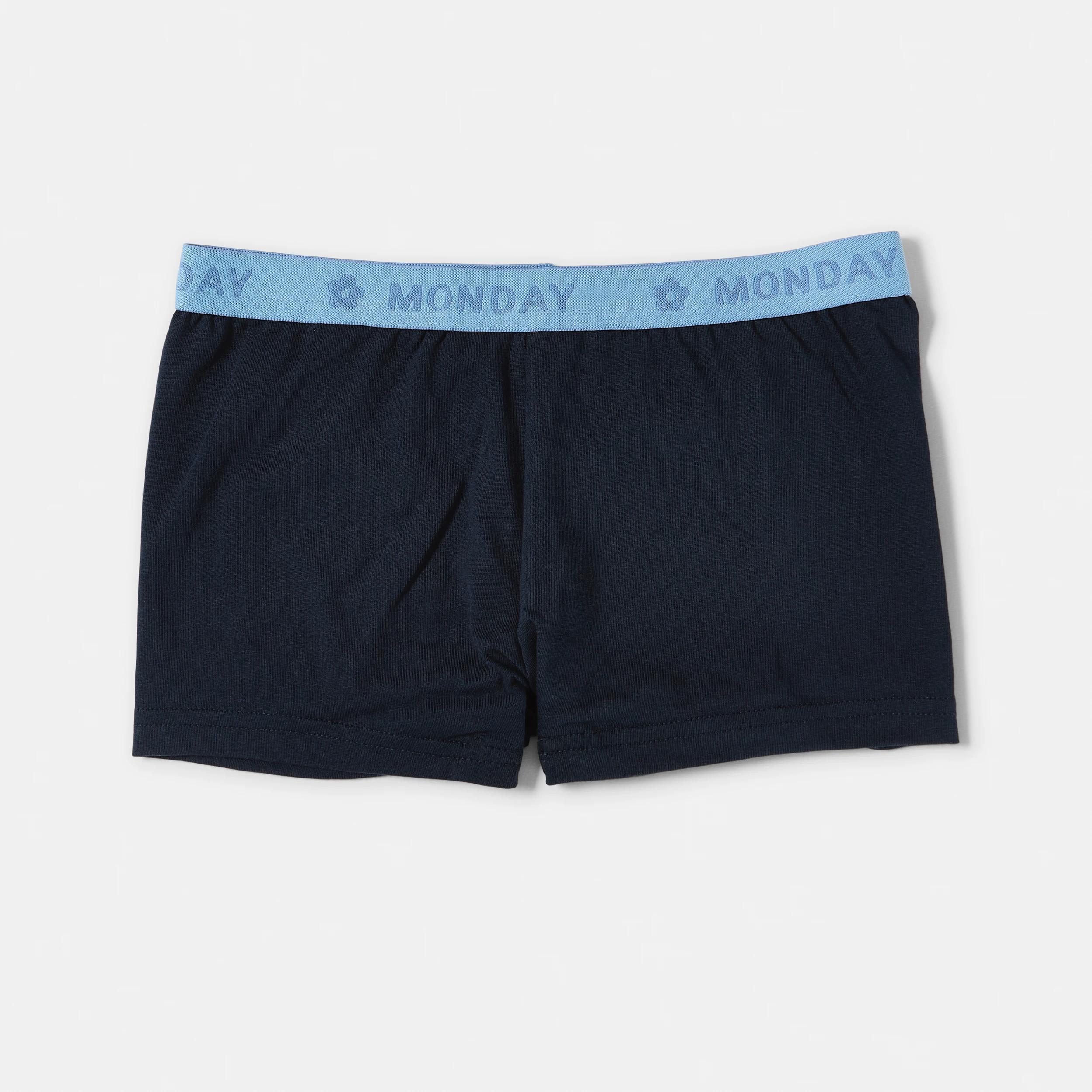 3 7 Pack Shorties NAVY PASTEL DAYS, 3 of 10