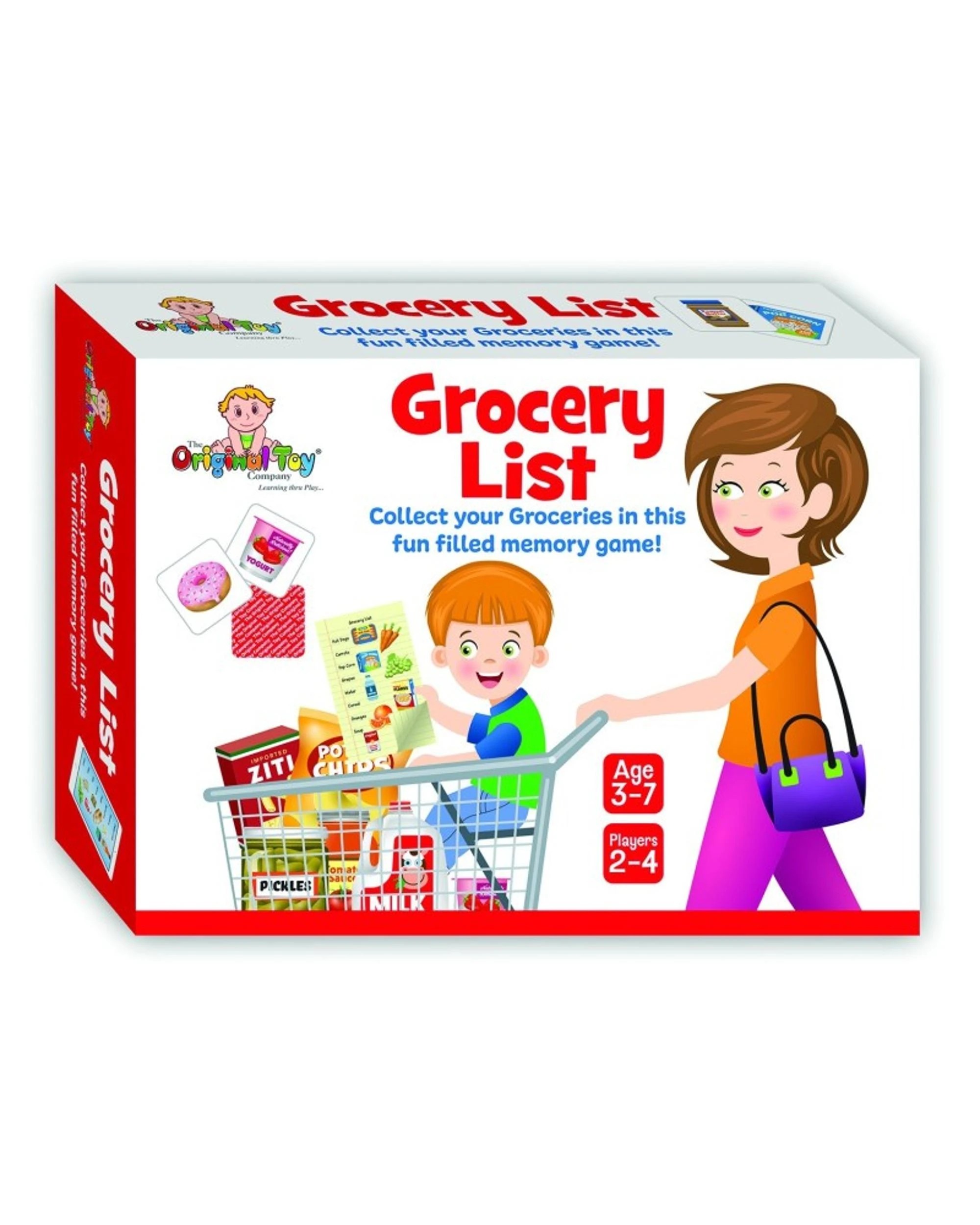 1 Grocery List Card Game, 1 of 2